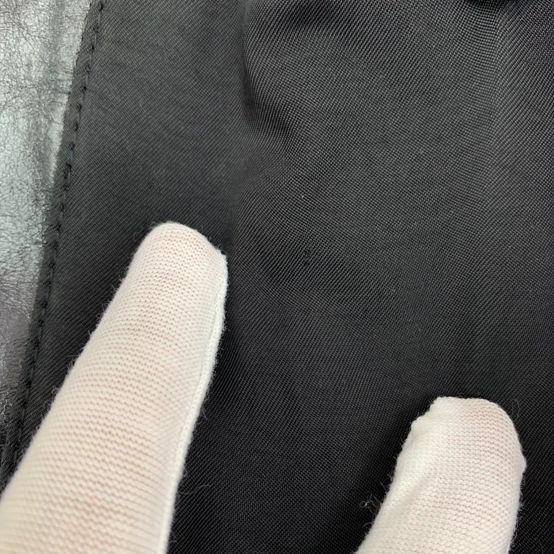 Maison Margiela JW0742 Maison Margiela Black Leather Lapel Long Sleeve Size US XS / EU 42 / 0 - 5 Thumbnail