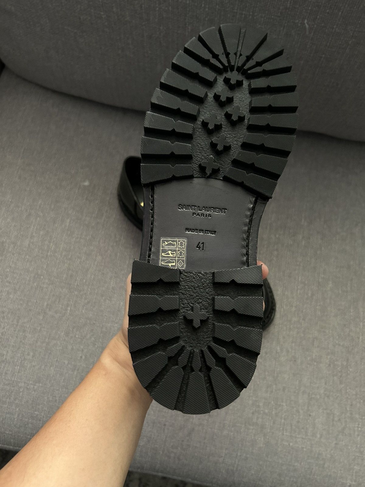 Saint Laurent Paris Saint Laurent Ponyhair lth Derbys blk 41 Size US 8 / EU 41 - 5 Thumbnail
