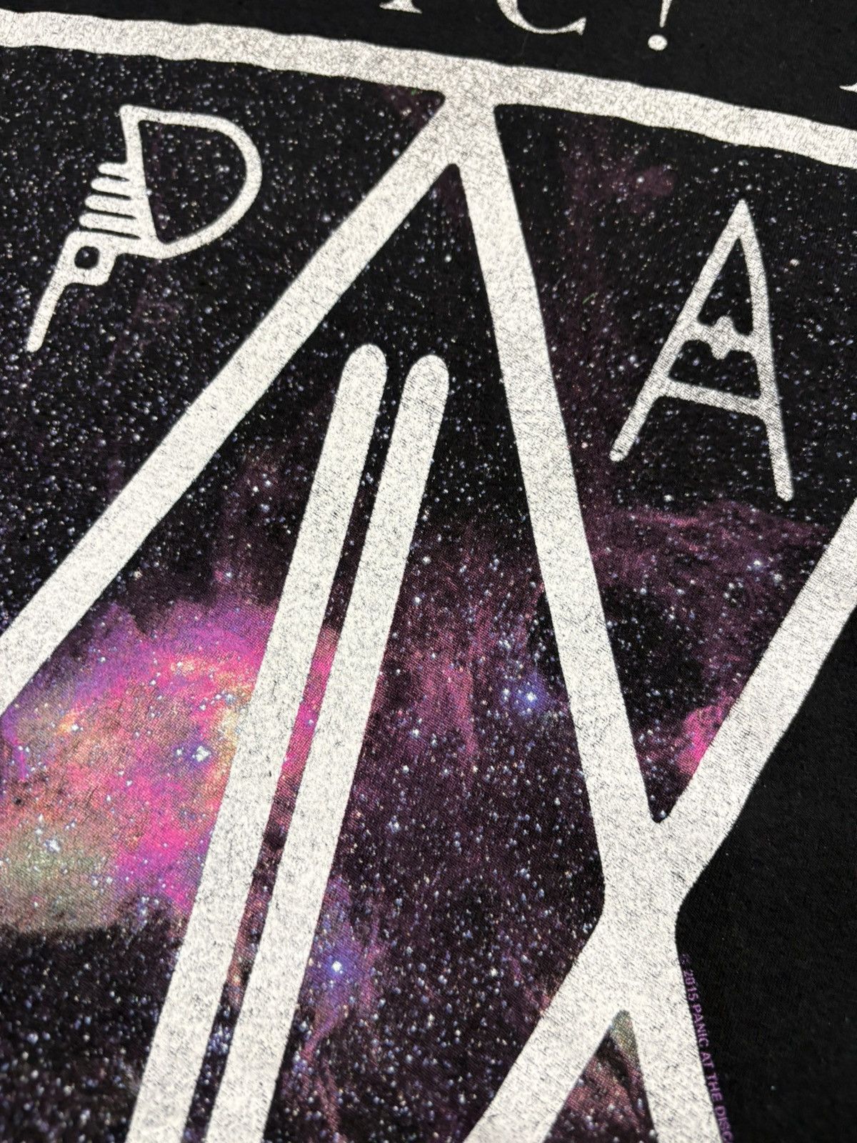 Band Tees Panic! At The Disco Galaxy Logo Band T Shirt Y2K Punk Emo XL Size US XL / EU 56 / 4 - 7 Thumbnail