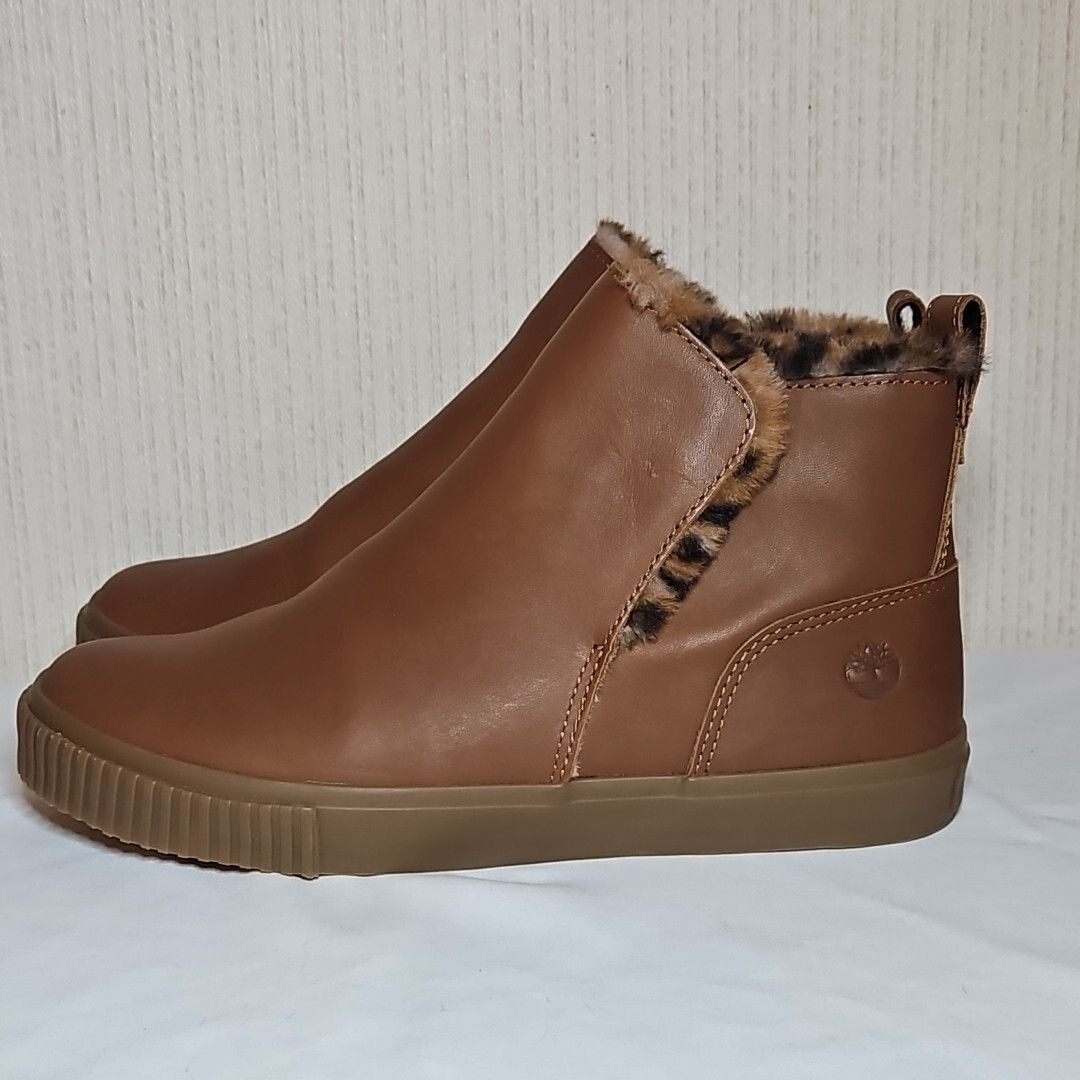 Timberland Timberland Leather Ankle Boot Womens 9 Skyla Bay Brown Faux Size US 9 / IT 39 - 3 Thumbnail