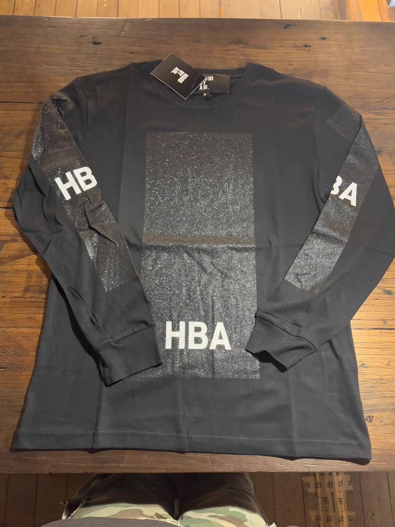 Hood By Air HBA HOOD BY AIR 15FW Black MARIAH LS Tee Ｑ25 Size US L / EU 52-54 / 3 - 1 Thumbnail