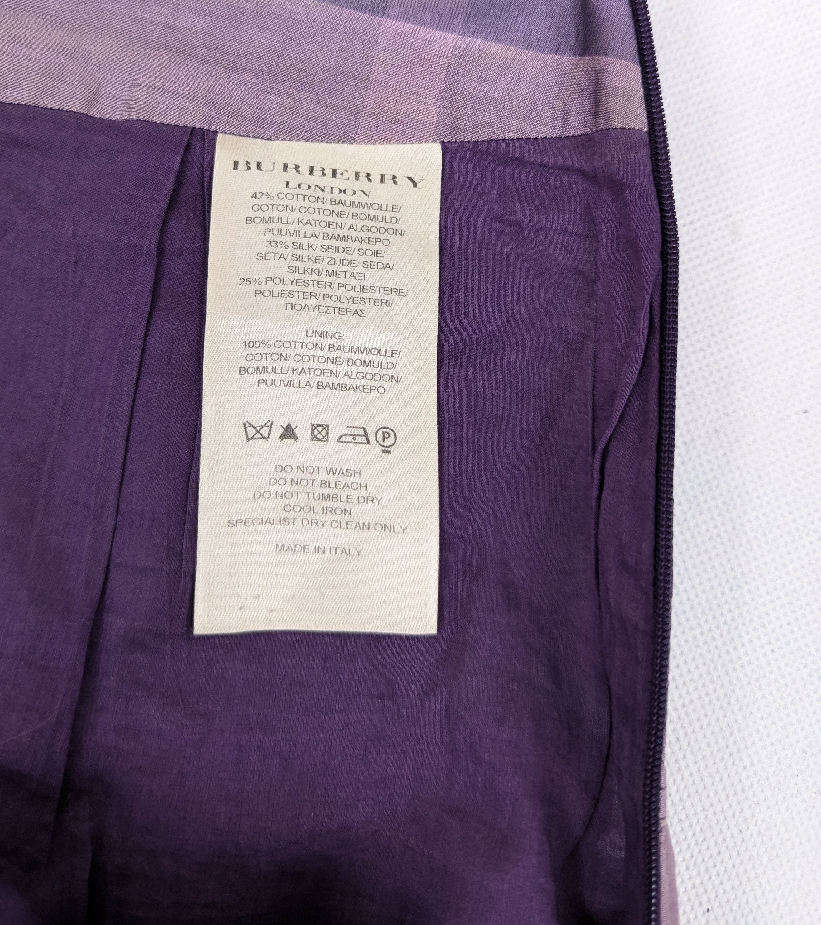 Burberry Burberry purple skirt Size 27" / US 4 / IT 40 - 3 Thumbnail