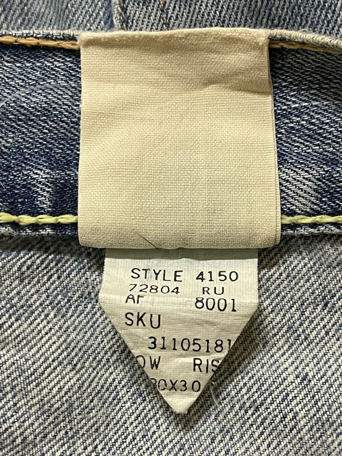 Abercrombie & Fitch Vintage Abercrombie & Fitch Blue Faded Wash Baggy Wide Leg Size US 32 / EU 48 - 11 Thumbnail