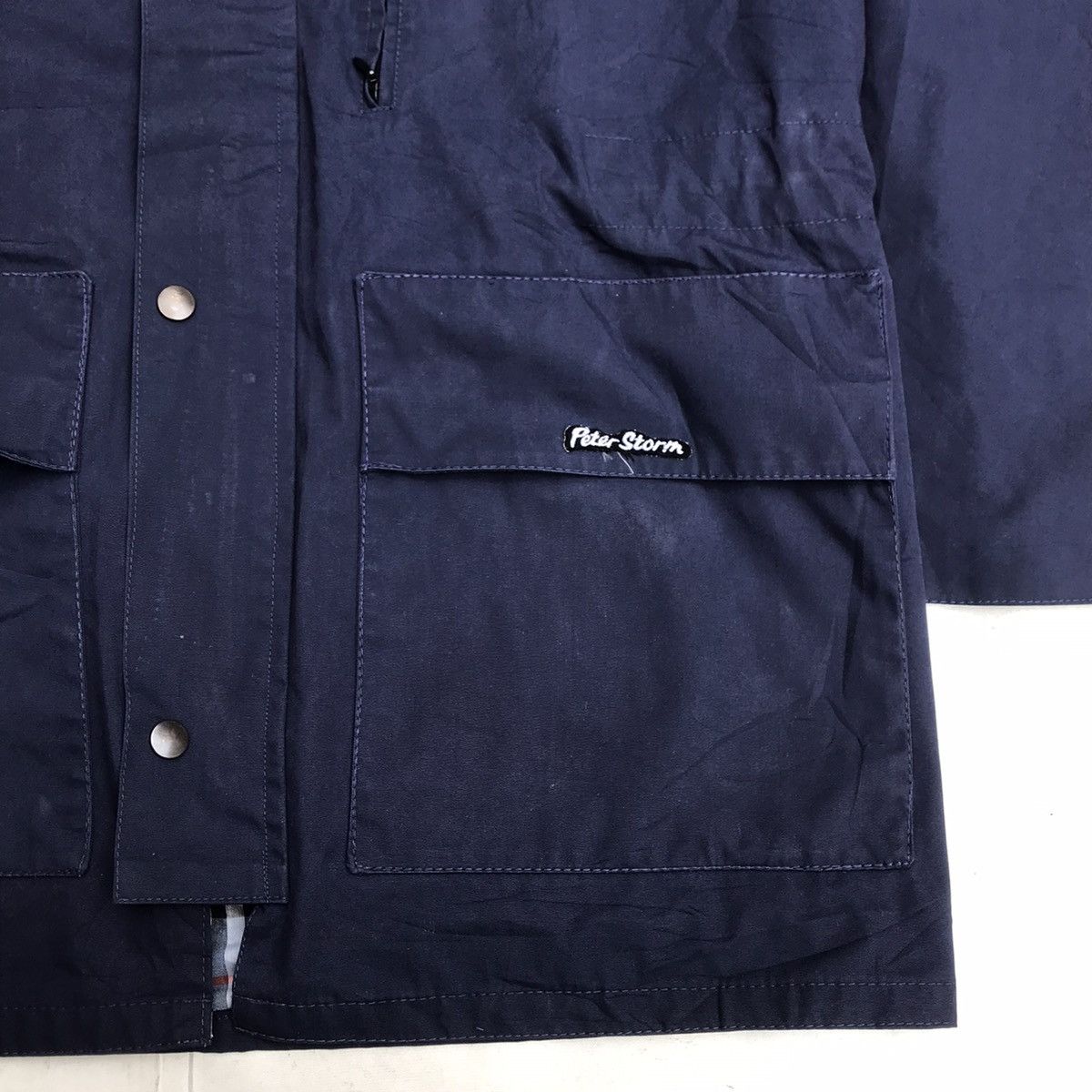 Vintage Peter Storm 70s Hunter hiking Jacket Big Pocket waterproof Size US L / EU 52-54 / 3 - 13 Thumbnail