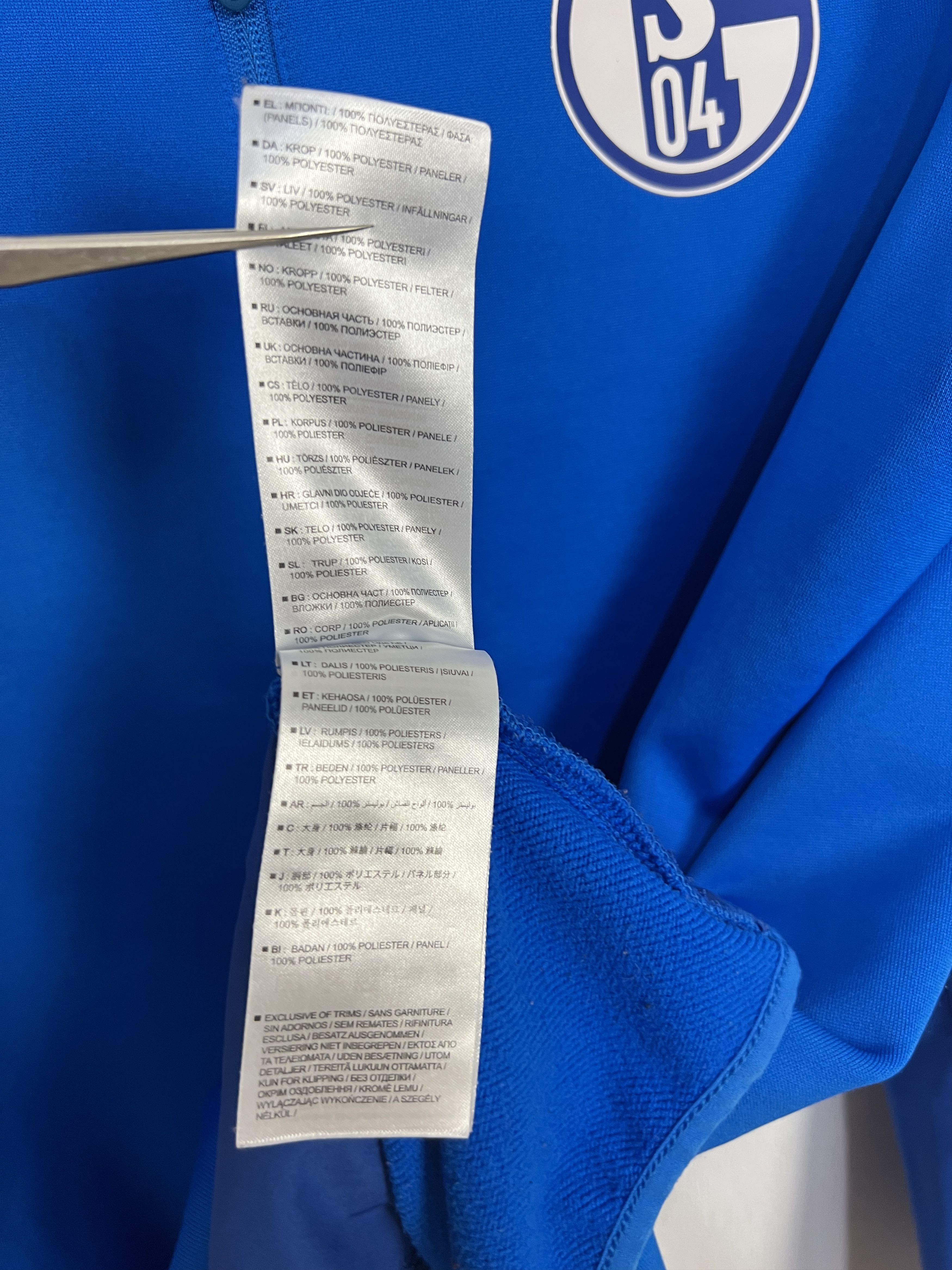 Umbro Umbro FC Schalke 04 Football Train Hooded Jacket Soccer Size US M / EU 48-50 / 2 - 10 Thumbnail
