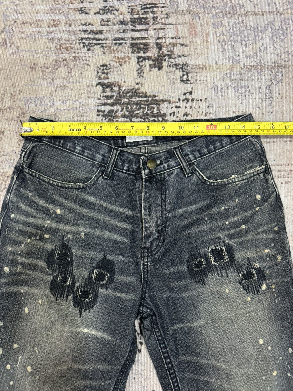 If Six Was Nine vintage NumberNine distress jeans non selvedge Size US 30 / EU 46 - 10 Thumbnail