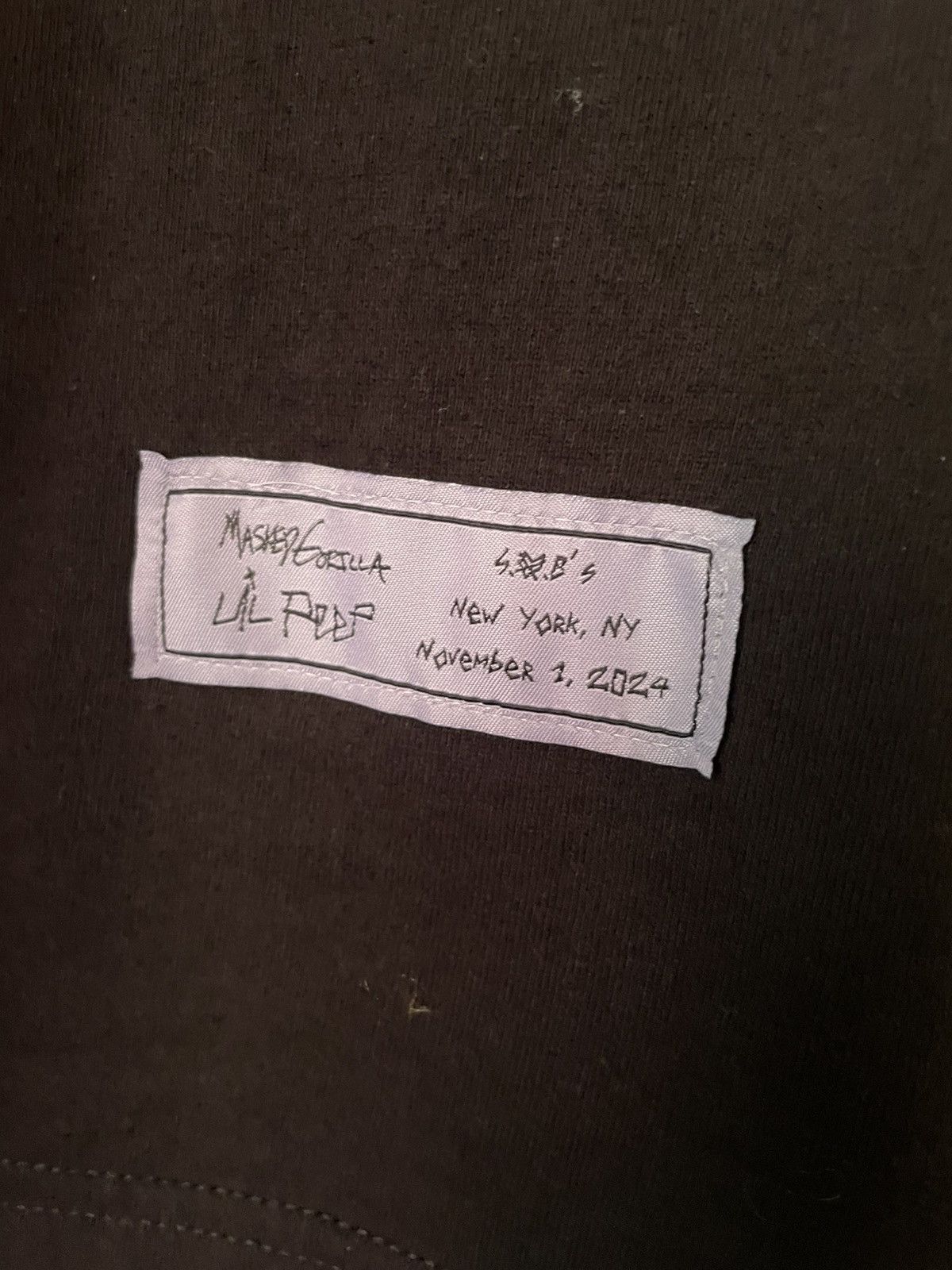 Lil Peep 1/100 NYC exclusive Lil Peep Birthday show shirt Size US XL / EU 56 / 4 - 2 Thumbnail