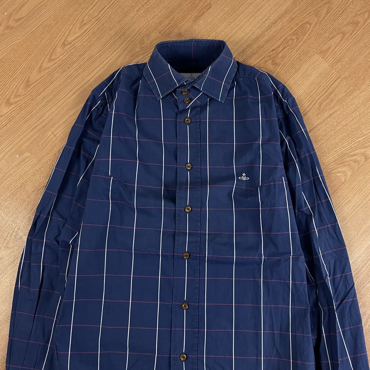 Vivienne Westwood Vivienne Westwood Krall Shirt 3 Button High Collar Navy Size US M / EU 48-50 / 2 - 2 Thumbnail