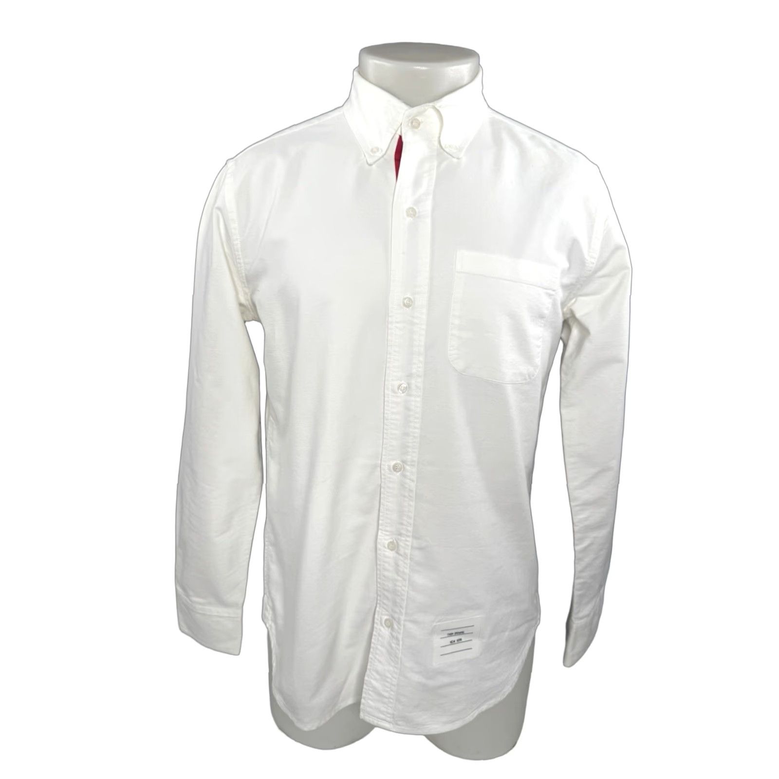 Thom Browne THOM BROWNE New York - Mens S Shirt, Button-Up, White, Long Sleeve, 3 Size US S / EU 44-46 / 1 - 1 Thumbnail