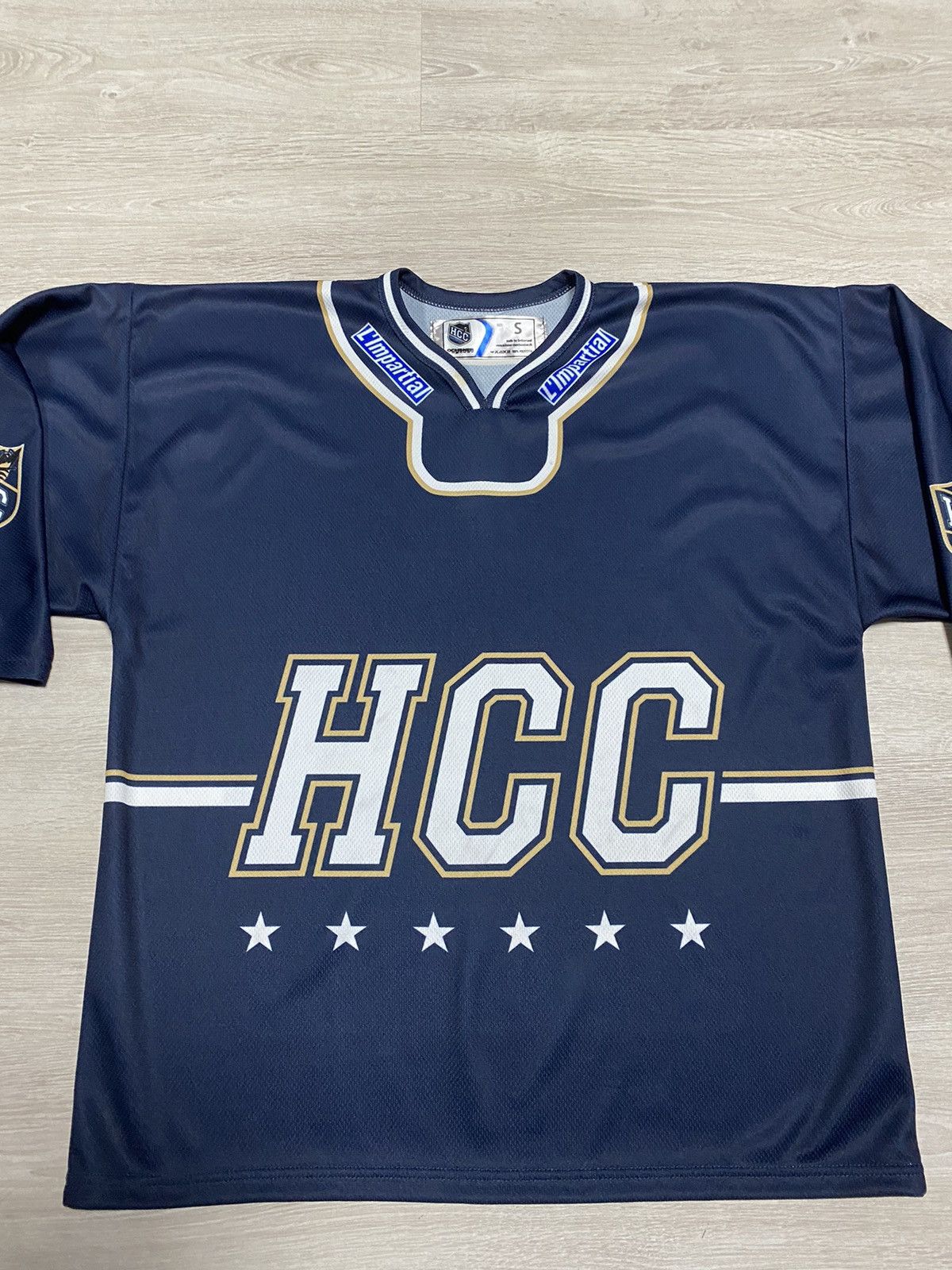 NHL HC LA CHAUX DE FONDS HOCKEY SHIRT JERSEY sz S MEN Size US S / EU 44-46 / 1 - 2 Thumbnail