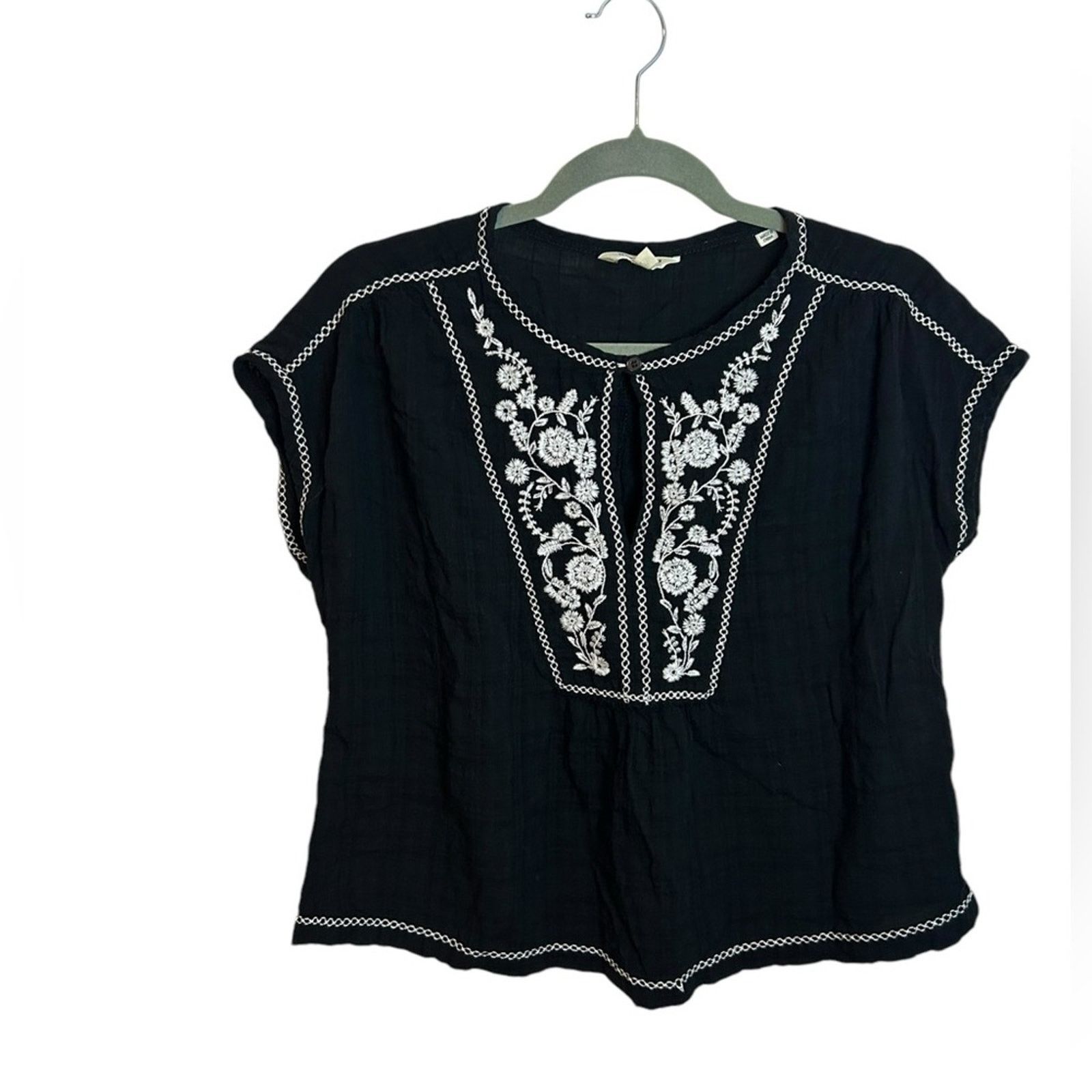 Other Max Studio Floral Embroidered Peasant Blouse Size XS / US 0-2 / IT 36-38 - 1 Thumbnail