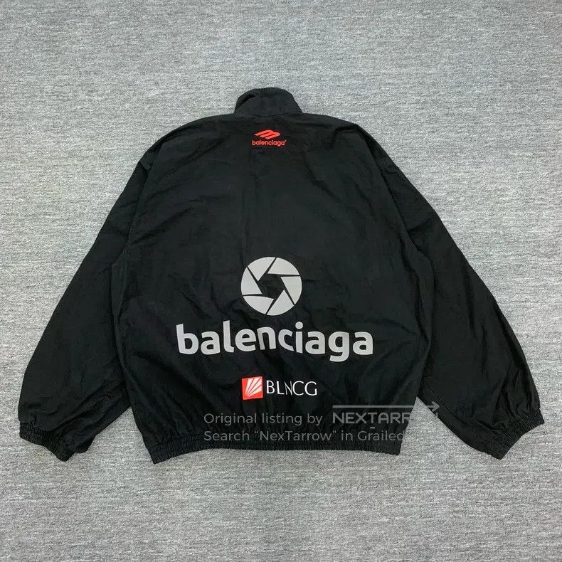 Balenciaga Balenciaga Black Multielement Logo Racing Jacket Size US XS / EU 42 / 0 - 2 Thumbnail
