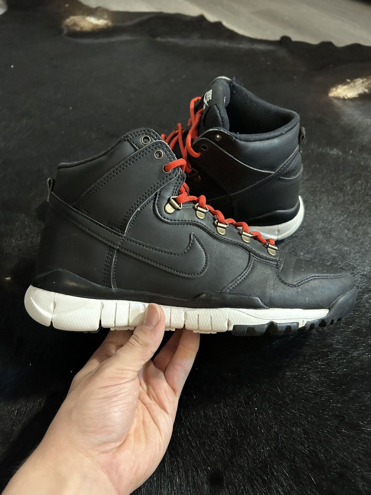 Nike Nike Sb Dunk High Winter Boot Black Sail Size US 9 / EU 42 - 1 Thumbnail