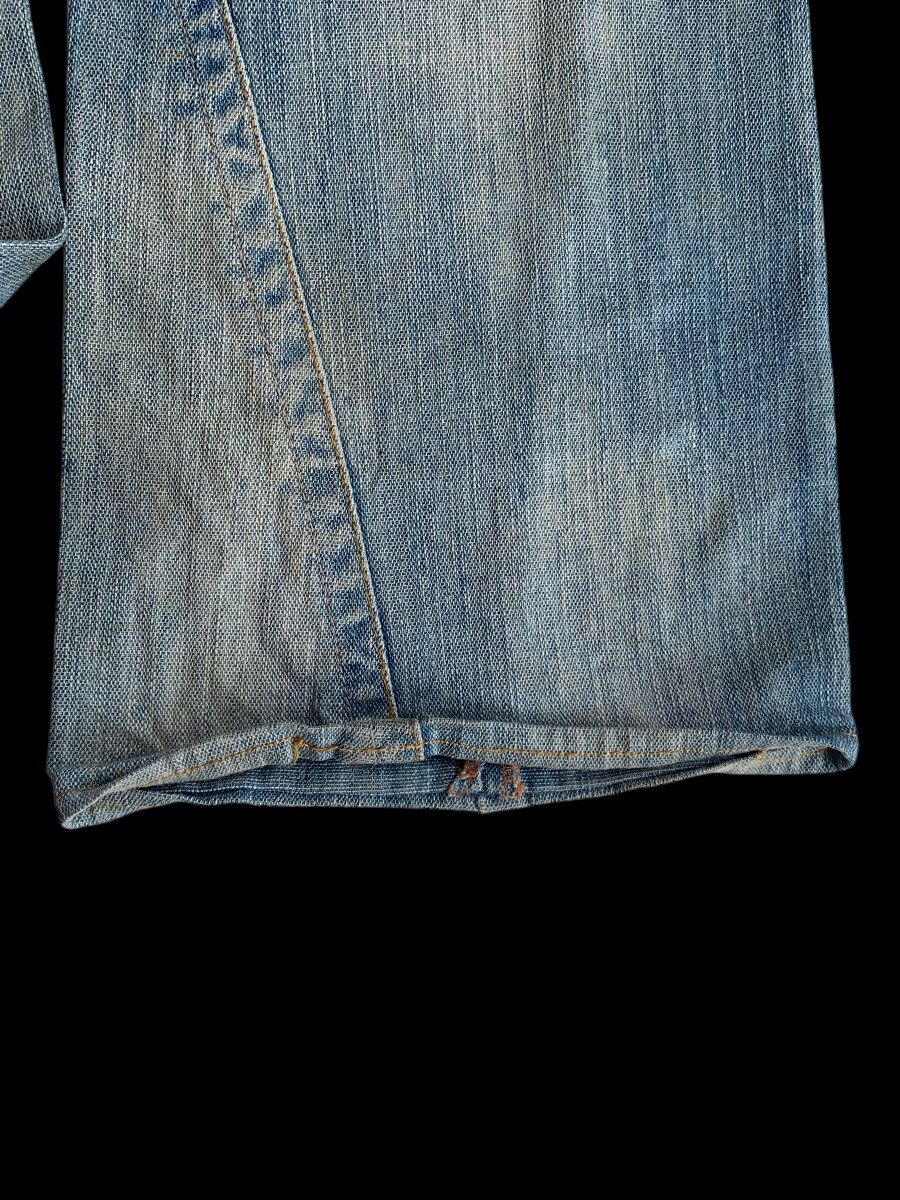 Tornado Mart FLARE💥 DOMINATE HANDCRAFTED JEANS PUNK STYLE DENIM☠️🎌 Size US 33 - 15 Thumbnail