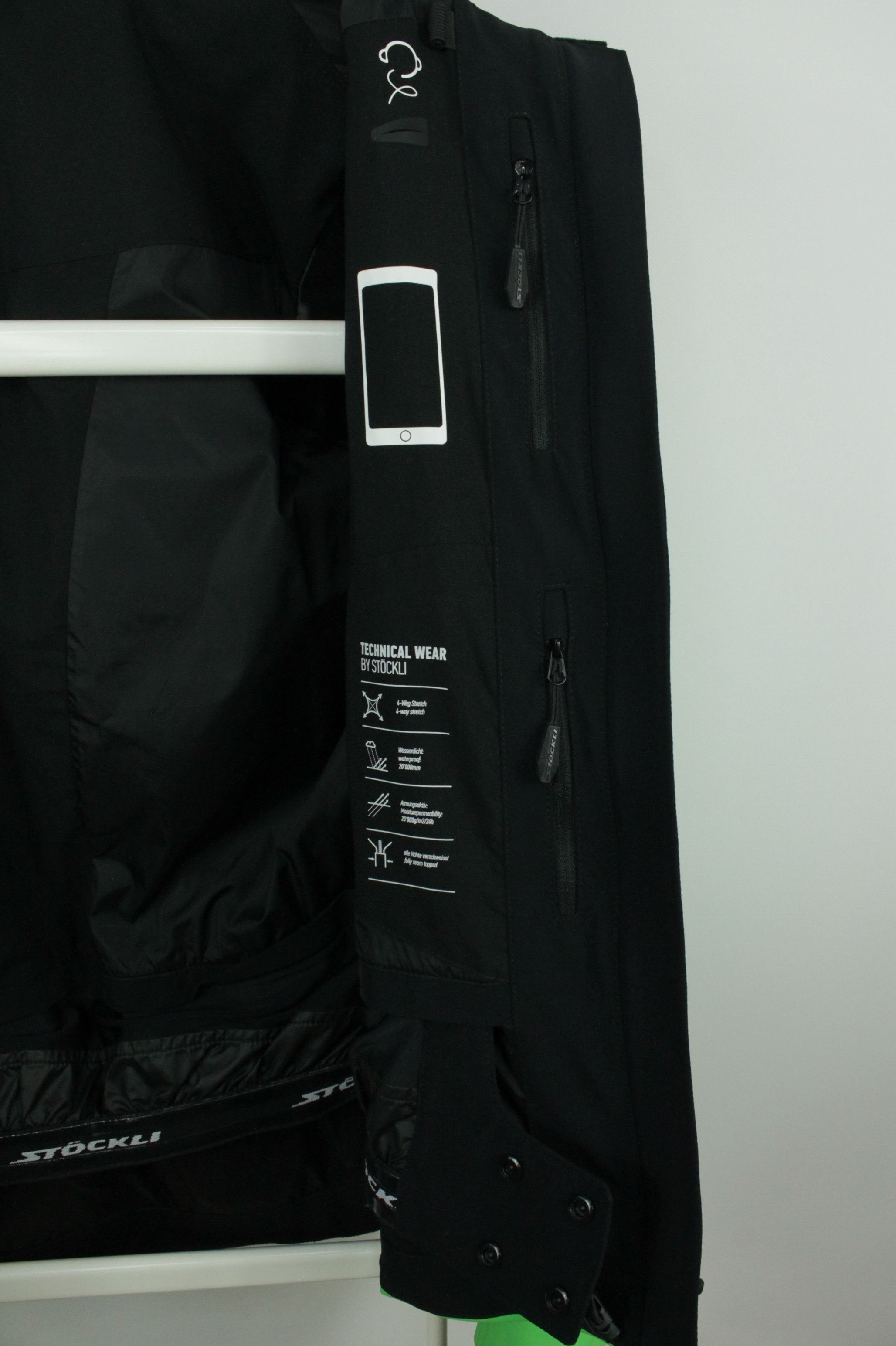 Other Stöckli WRX 4-Way Stretch Ski Green Jacket Men's Size US S / EU 44-46 / 1 - 13 Thumbnail