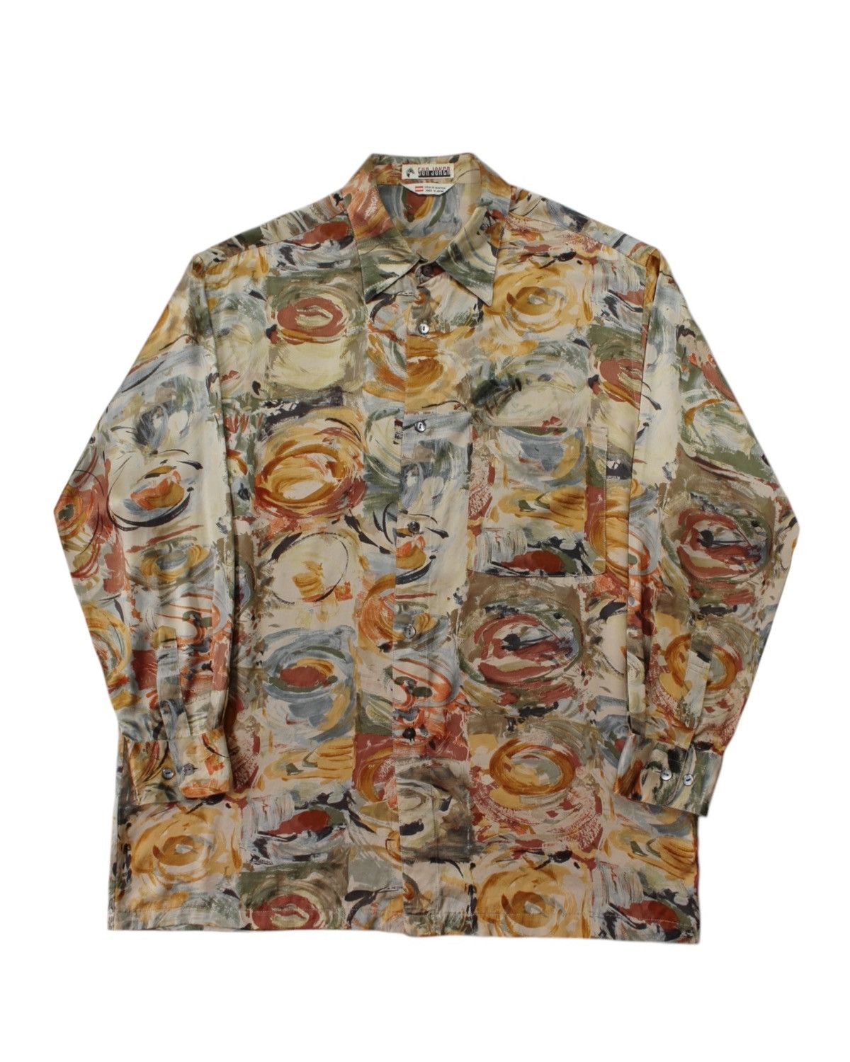 Japanese Brand 1990S SUN JOKER SILK SHIRT Size US L / EU 52-54 / 3 - 1 Thumbnail