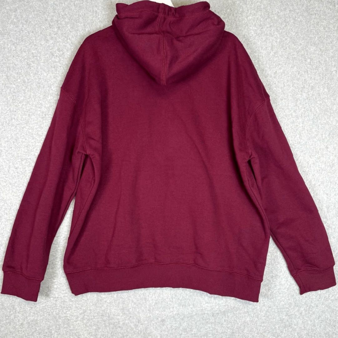 Vintage VINTAGE NWOT Pro Club Heavyweight Hoodie Sweatshirt Pullover Men’s L Burgundy Red Shirt Size L / US 10 / IT 46 - 6 Thumbnail