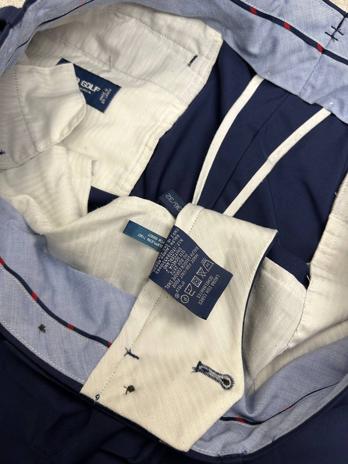 Polo Ralph Lauren Vintage Polo Ralph Lauren RRL Blue Chino Golf Pants 36x32 Size US 36 / EU 52 - 7 Thumbnail