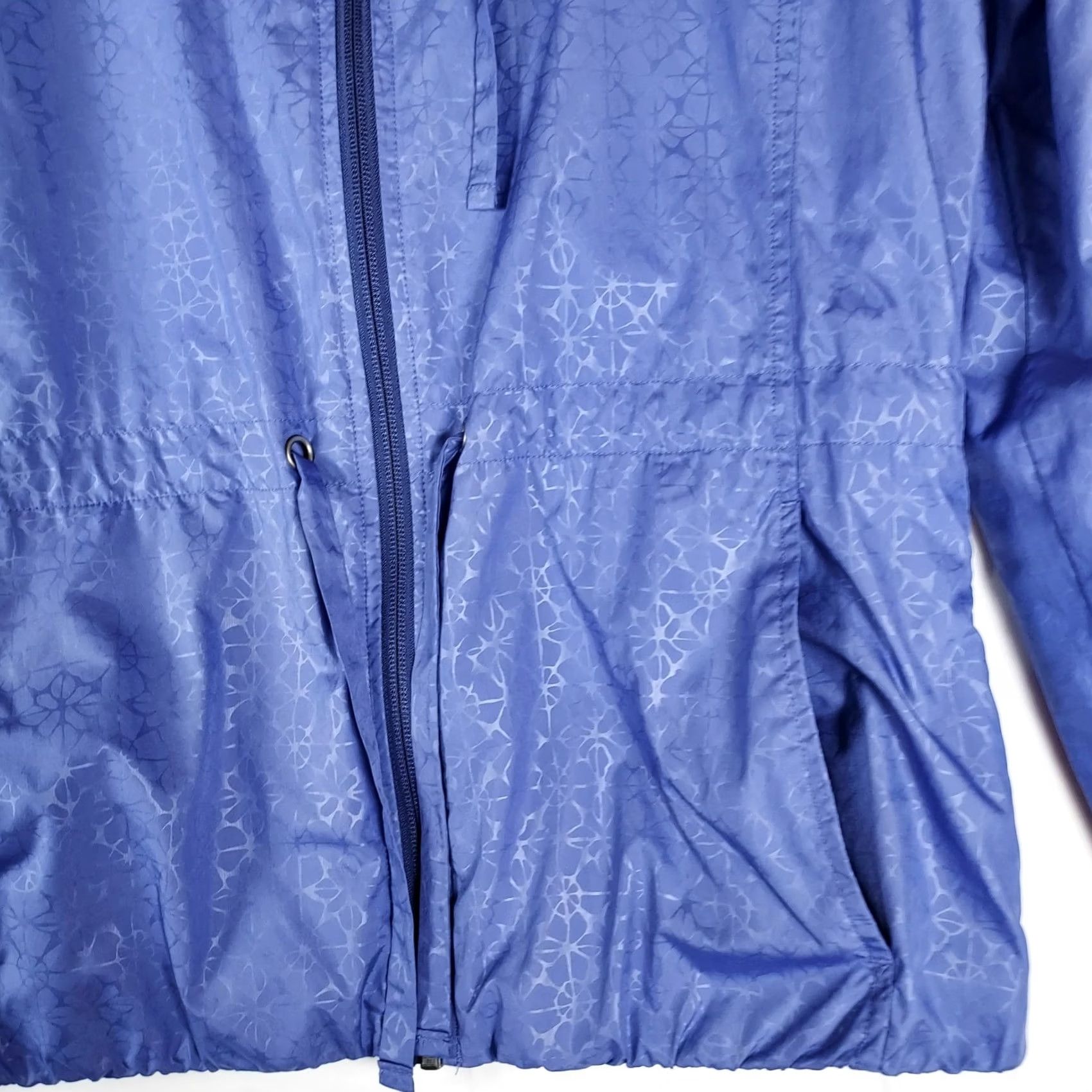Vintage Columbia Windbreaker Jacket Hooded Womens Purple Full Zip Lightweight Nylon Softshell Mid-Length Size M / US 6-8 / IT 42-44 - 3 Thumbnail