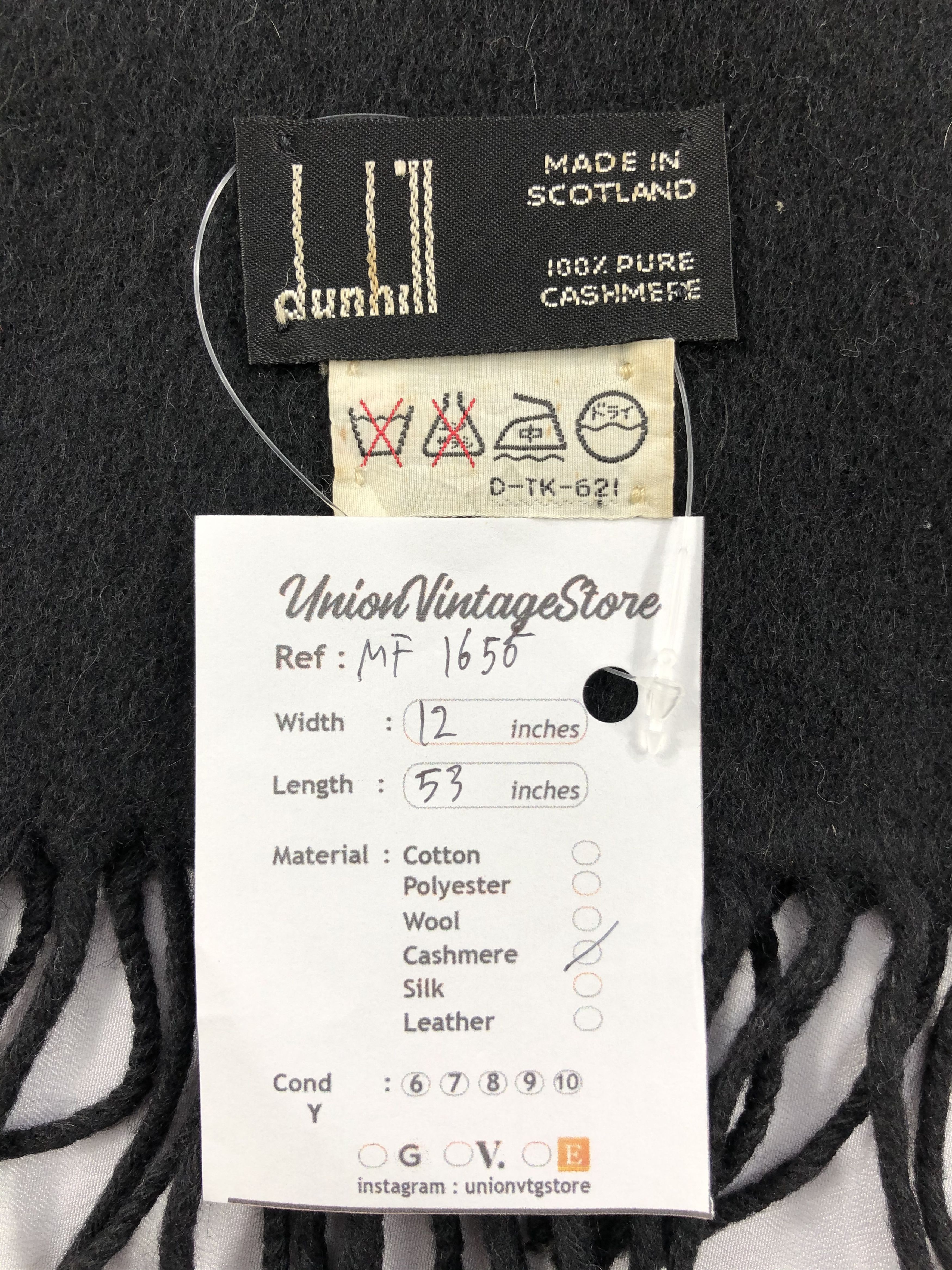 Alfred Dunhill Vintage Dunhill Scarf/Muffler/Neckwear MF1656 Size ONE SIZE - 7 Thumbnail