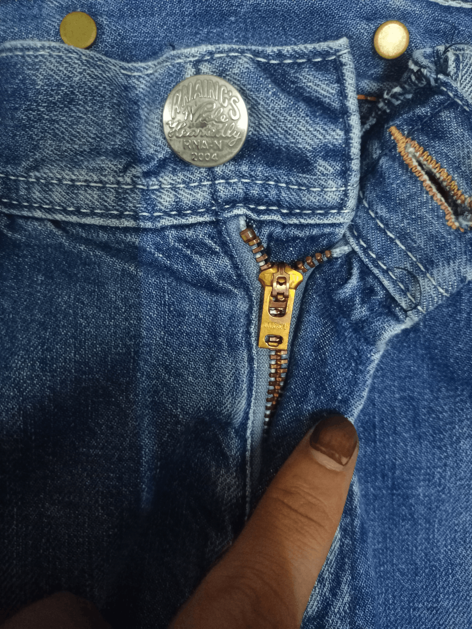 Japanese Brand Vintage Japanese Brand Painted Distressed Carpenter Jeans Size US 30 / EU 46 - 4 Thumbnail