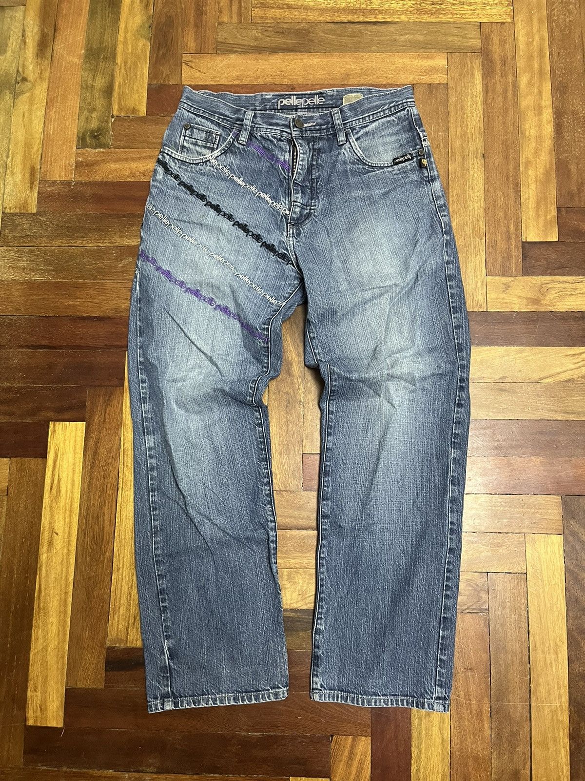 Pelle Pelle × Vintage Pelle Pelle Vintage Rap Baggy Jeans Size US 30 / EU 46 - 1 Thumbnail