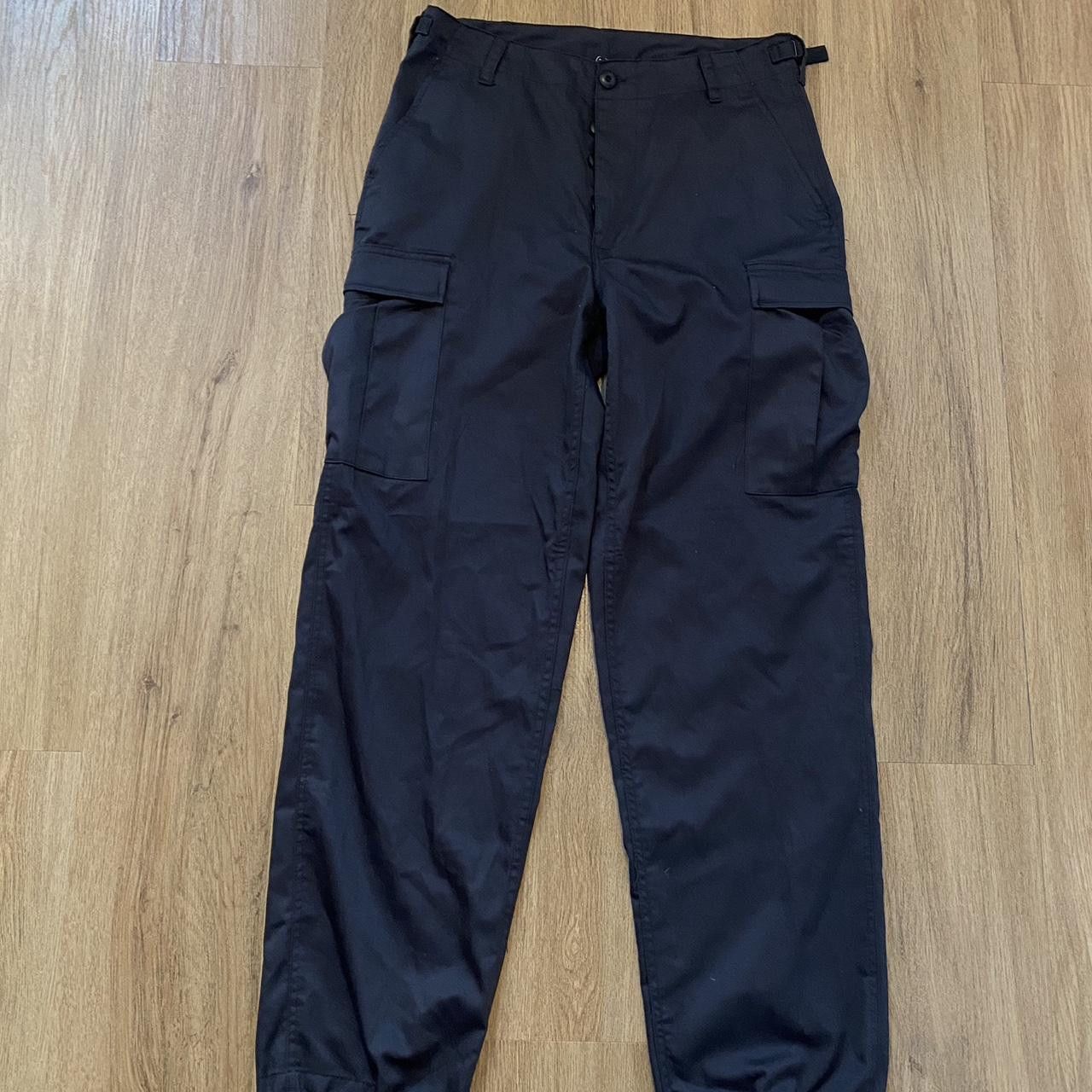 Other Black cargo trousers with adjustable waist, featuring Size US M / EU 48-50 / 2 - 2 Thumbnail