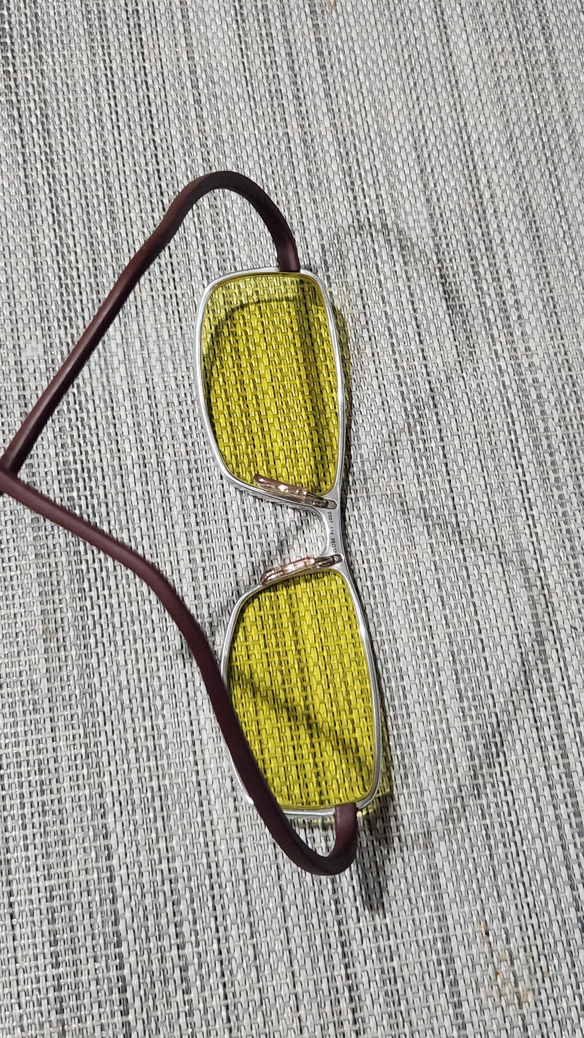 Designer × Tag Heuer × Vintage Tag Heuer Eyeglasses 2007 332 Brushed Grey Brown Stretched Size ONE SIZE - 9 Thumbnail