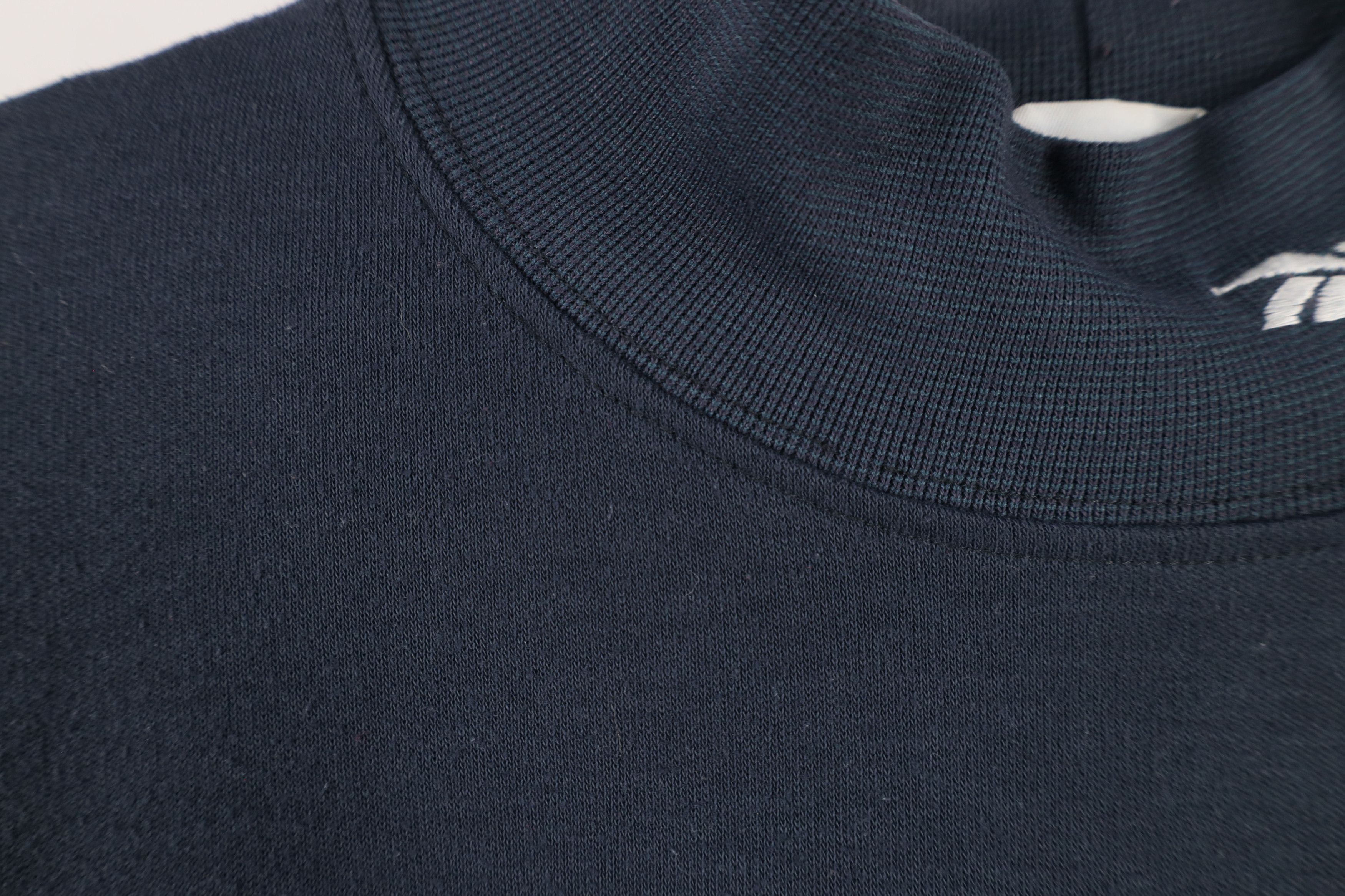 Reebok × Vintage Vintage 90s Reebok Mock Neck Long Sleeve T-Shirt Gray USA Size US XL / EU 56 / 4 - 6 Thumbnail