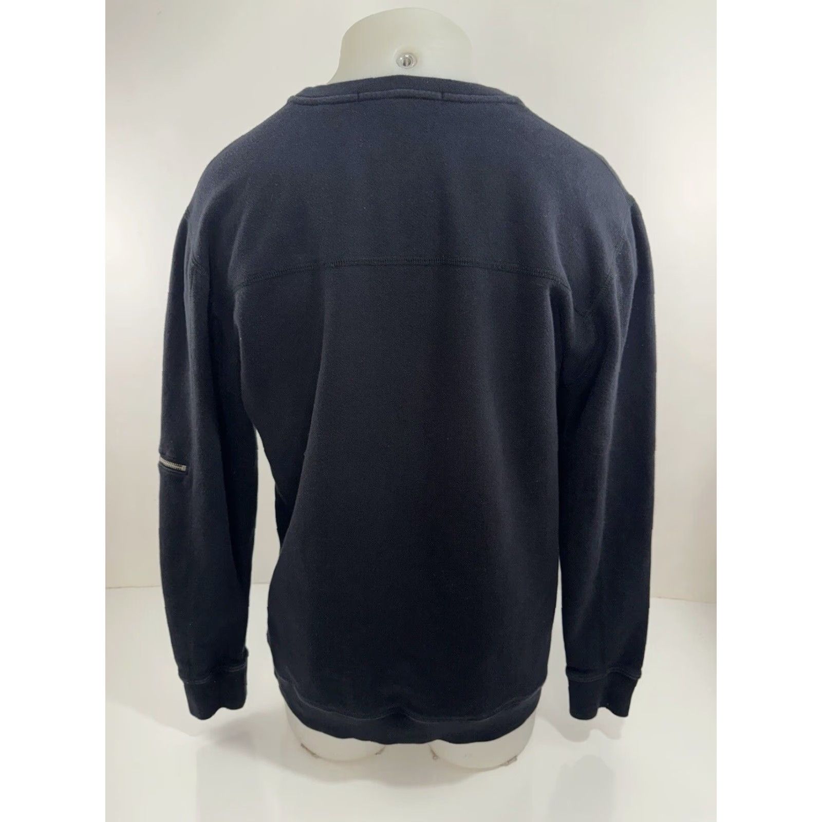 John Elliott JOHN ELLIOT + CO Mens Sweater Zipper Pullover Black M Size 3 / Medium Size US M / EU 48-50 / 2 - 3 Thumbnail