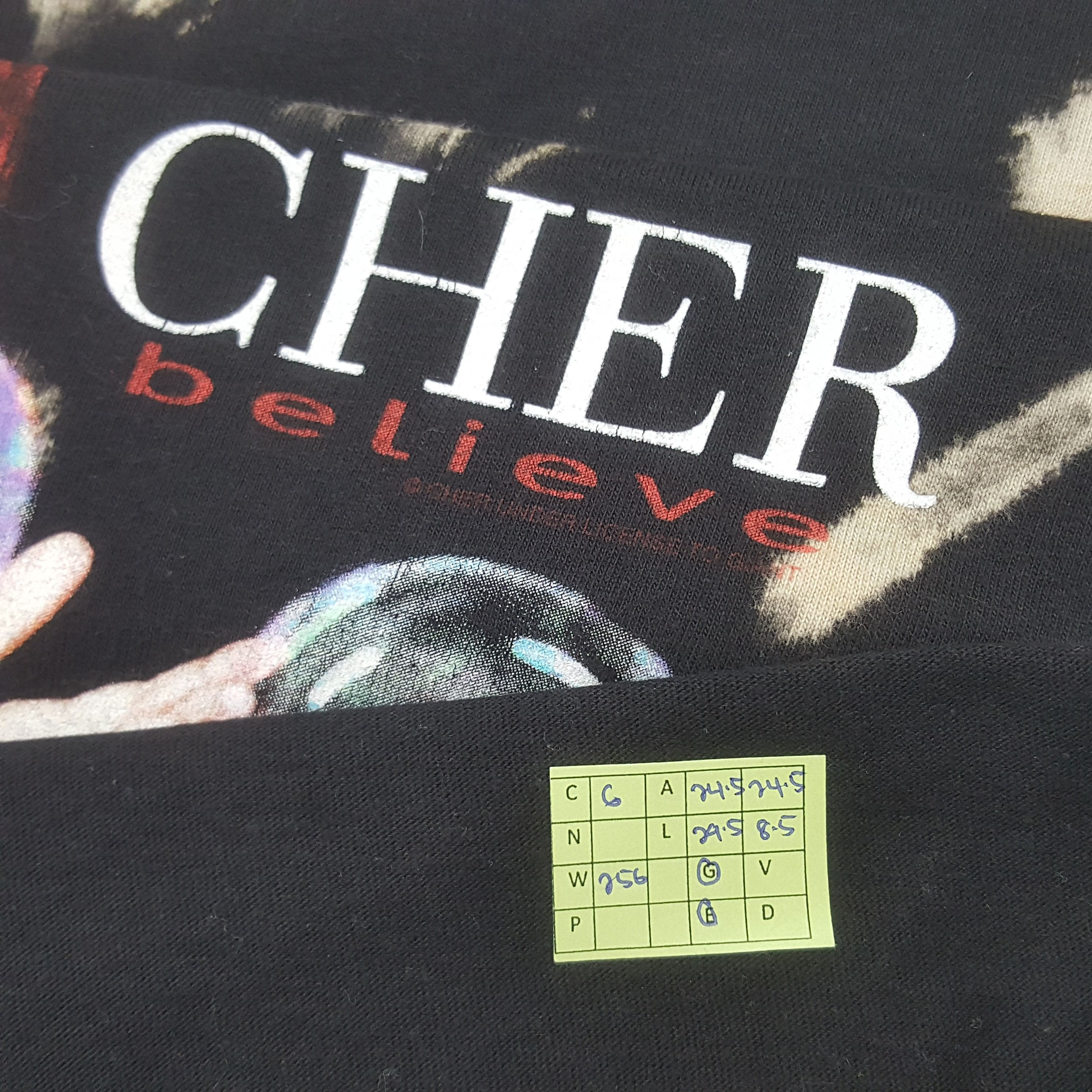 Band Tees VIntage Chier Believe Solo Singer Tour Tshirt RR6 Size US XL / EU 56 / 4 - 6 Thumbnail