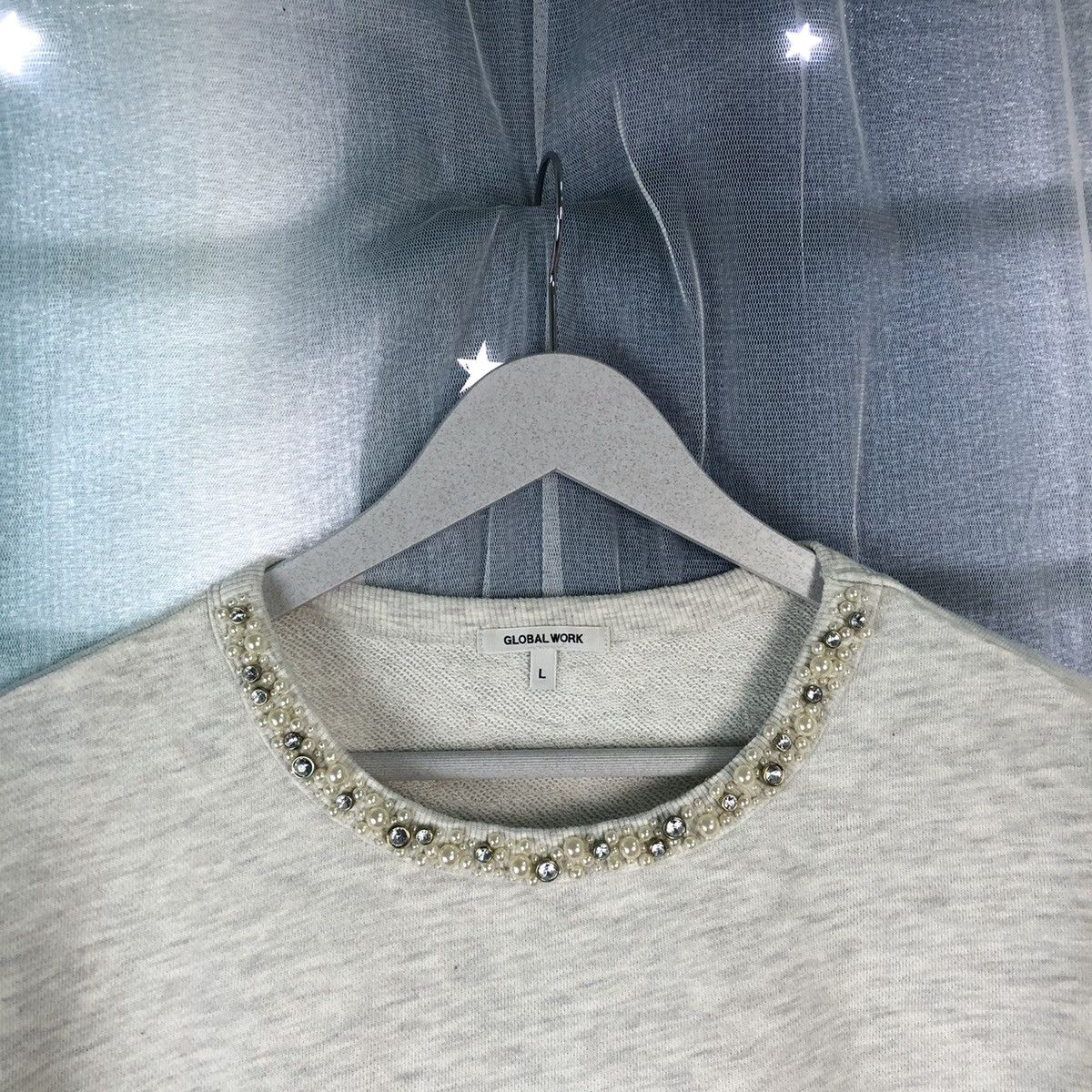 Global Work × Japanese Brand Global Work Grey Sweatshirt #921 Size L / US 10 / IT 46 - 4 Thumbnail