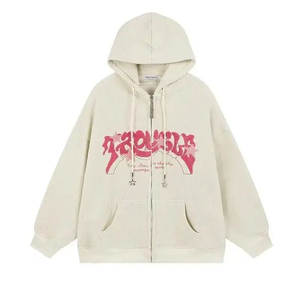 Japanese Brand American Vintage Y2K Letter Embroidery Hoodies Couple Loose Size US M / EU 48-50 / 2 - 3 Thumbnail