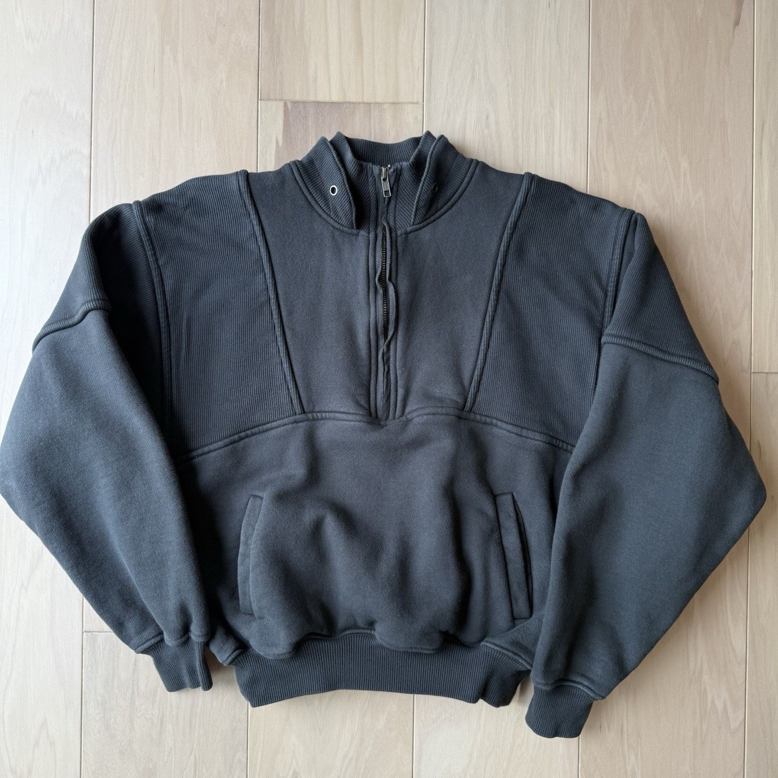 Other Joah Brown Half Zip Pullover Women's Small Black Heavy Size S / US 4 / IT 40 - 2 Thumbnail