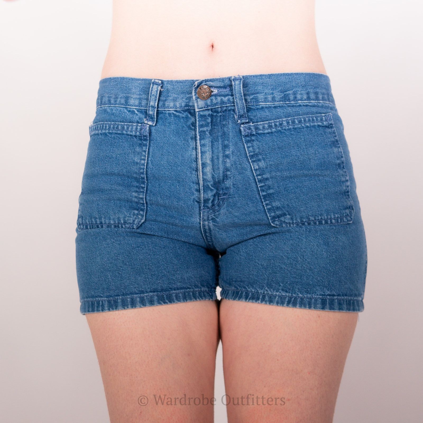 Vintage Vintage 70s SMITHS Jean Shorts Size 27" / US 4 / IT 40 - 2 Thumbnail