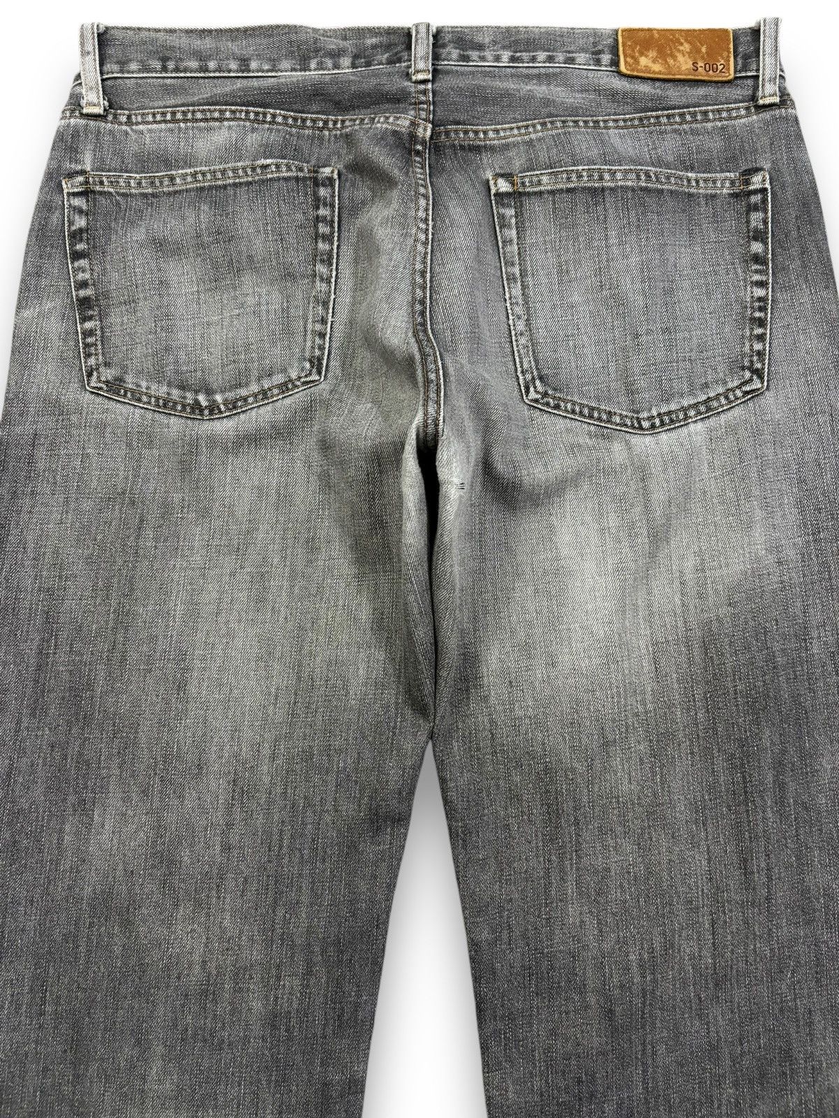 Undercover × Uniqlo Vintage Uniqlo S002 Faded Washed Whiskers Loose Fit Jeans Size US 35 - 10 Thumbnail
