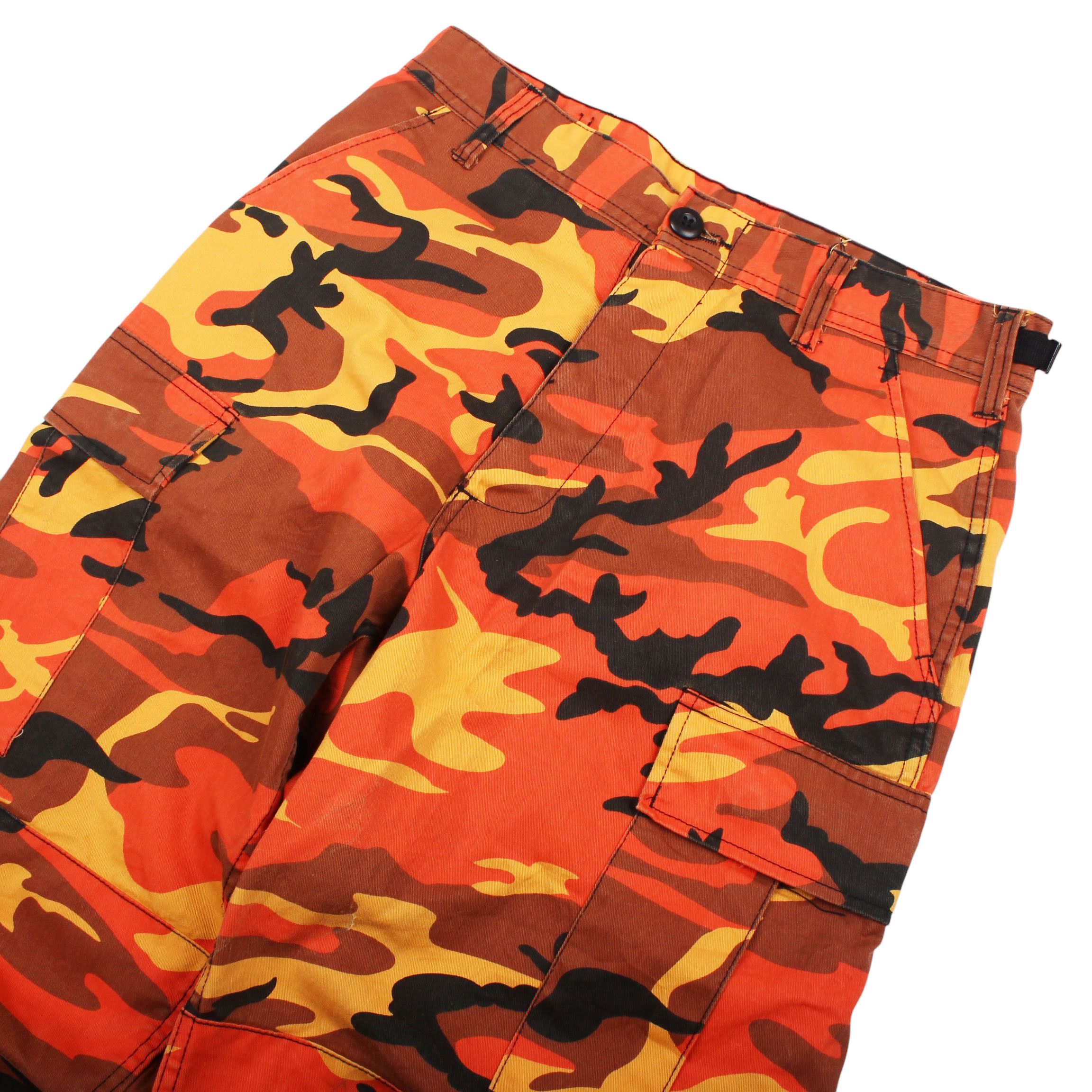Vintage Vintage Orange Camo Cargo Pants , Camouflage Cargo Size US 31 - 4 Thumbnail