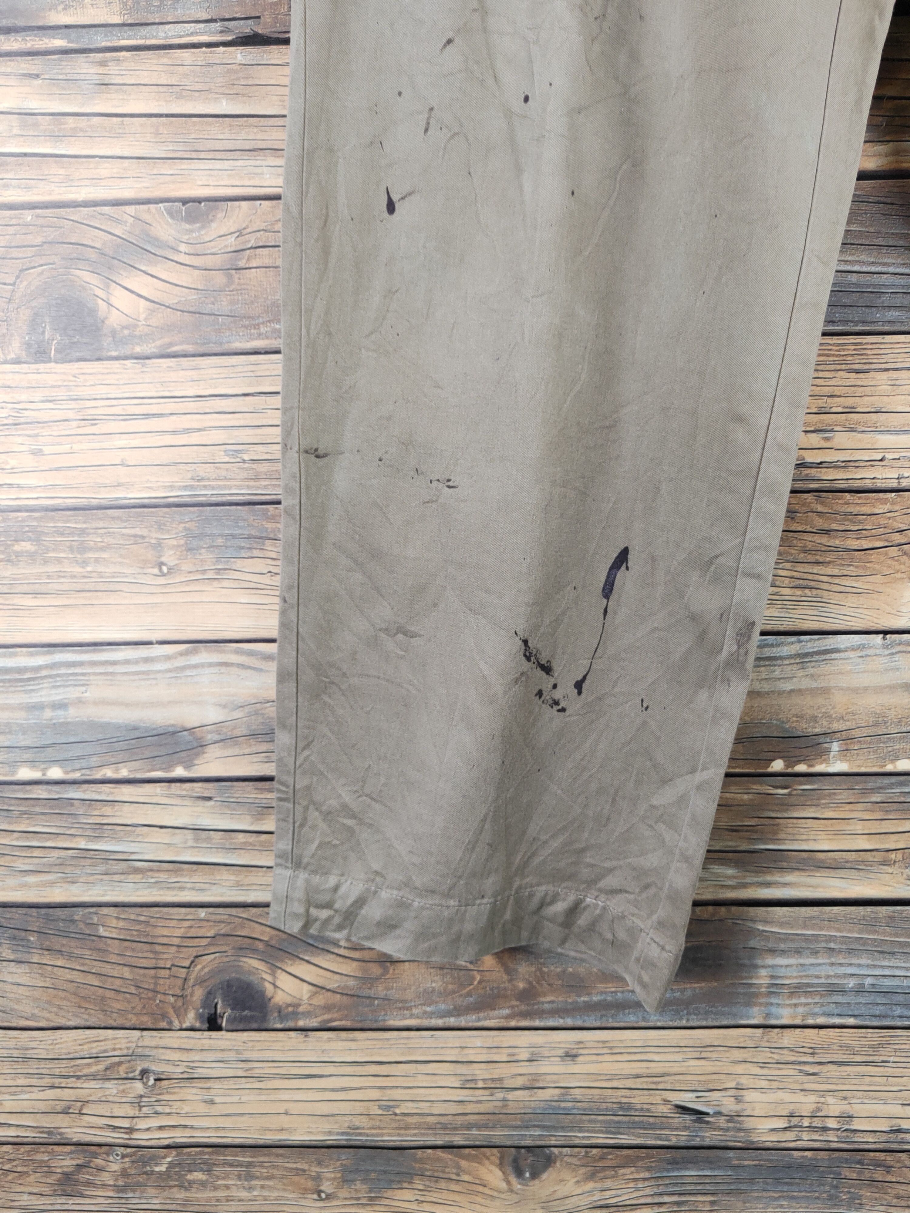 Ralph Lauren Ralph Lauren Beige thrashed Casual Pants #W2221 Size US 33 - 4 Thumbnail