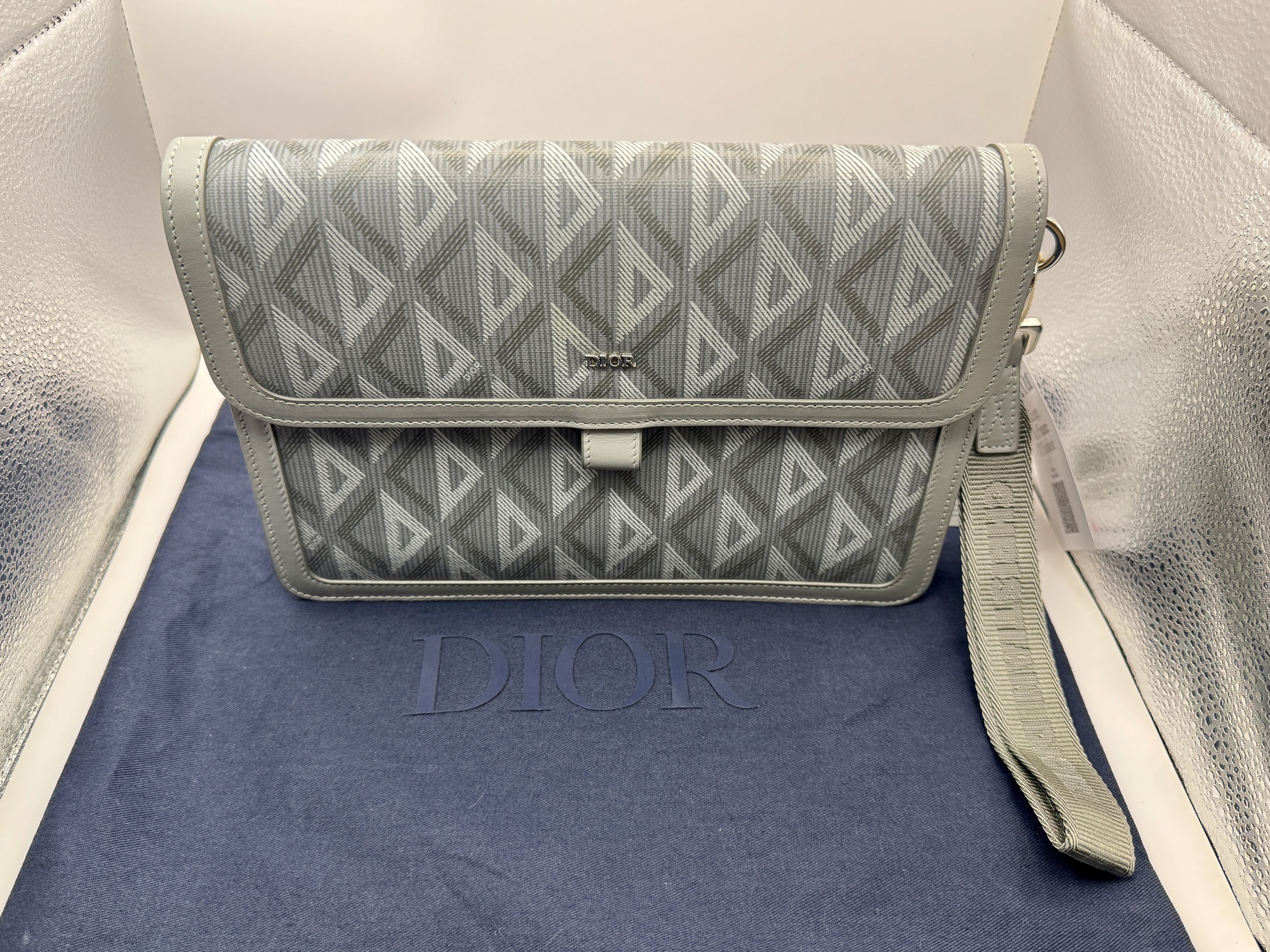 Dior Christian dior CD diamond A5 clutch bag Size ONE SIZE - 1 Thumbnail
