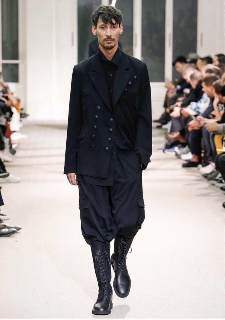 Yohji Yamamoto Yohji Yamamoto PourHomme 20-21AW Hem Adjuster Pants Size US 37 - 1 Thumbnail