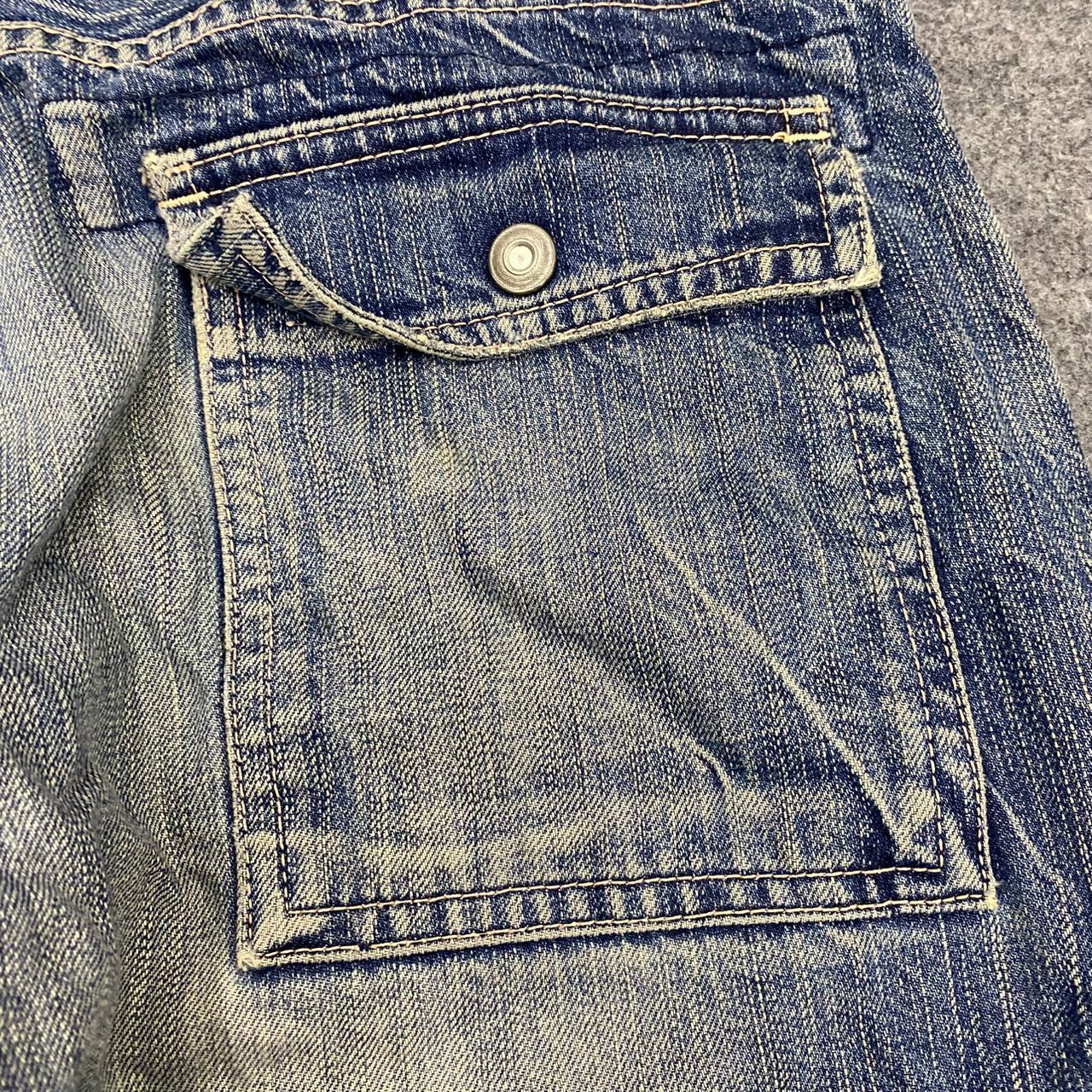 Japanese Brand 💥Vintage Johnbull Kojima Bushpant Distressed Denim Size US 34 / EU 50 - 12 Thumbnail