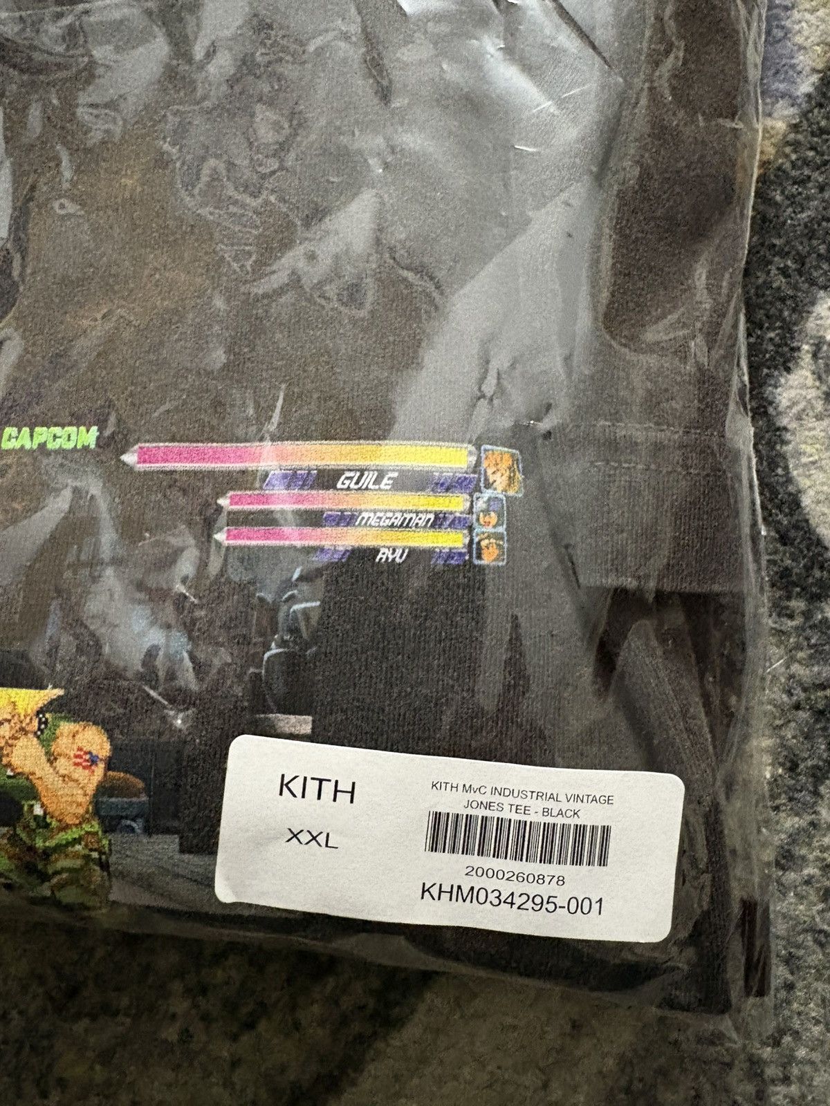 Kith × Marvel Comics KITH MVC INDUSTRIAL VINTAGE JONES TEE - BLACK Size US XXL / EU 58 / 5 - 6 Thumbnail