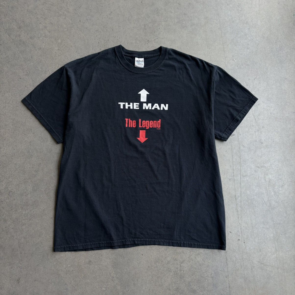Gildan × Vintage Vintage Y2K Humor Tee The Man The Legend Funny Joke Shirt XL Size US XL / EU 56 / 4 - 7 Thumbnail