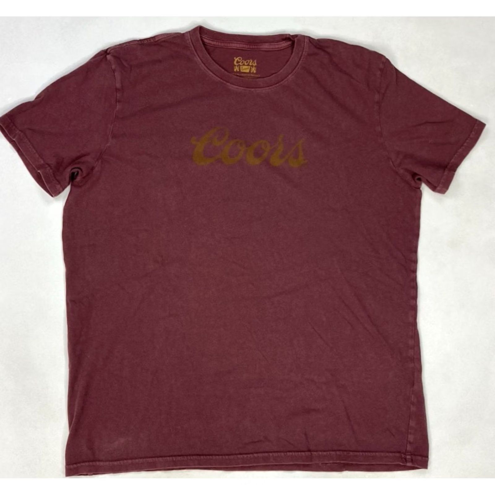 Vintage Coors Graphic T-shirt Men L Red Short Sleeve Vintage Logo Beer Retro Size US L / EU 52-54 / 3 - 3 Thumbnail