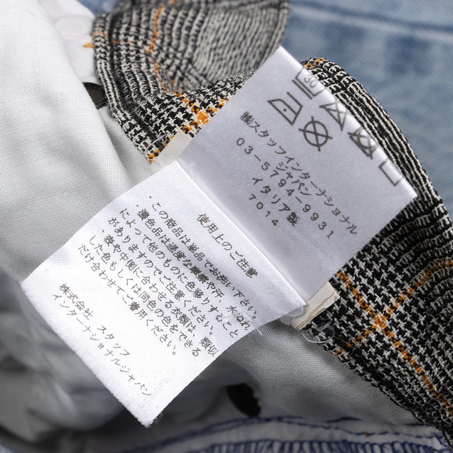 Maison Margiela Slim Reconstructed Denim Pants in Indigo Light Size US 30 / EU 46 - 15 Thumbnail