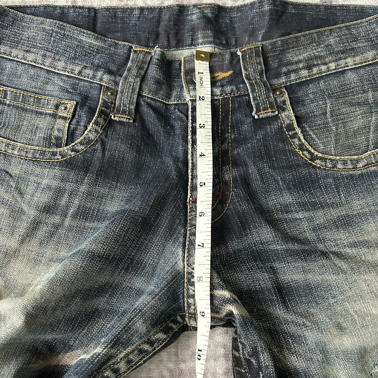 Tornado Mart Flared “ Tornado Mart “ Distressed Mudwash Jeans Size US 34 / EU 50 - 12 Thumbnail