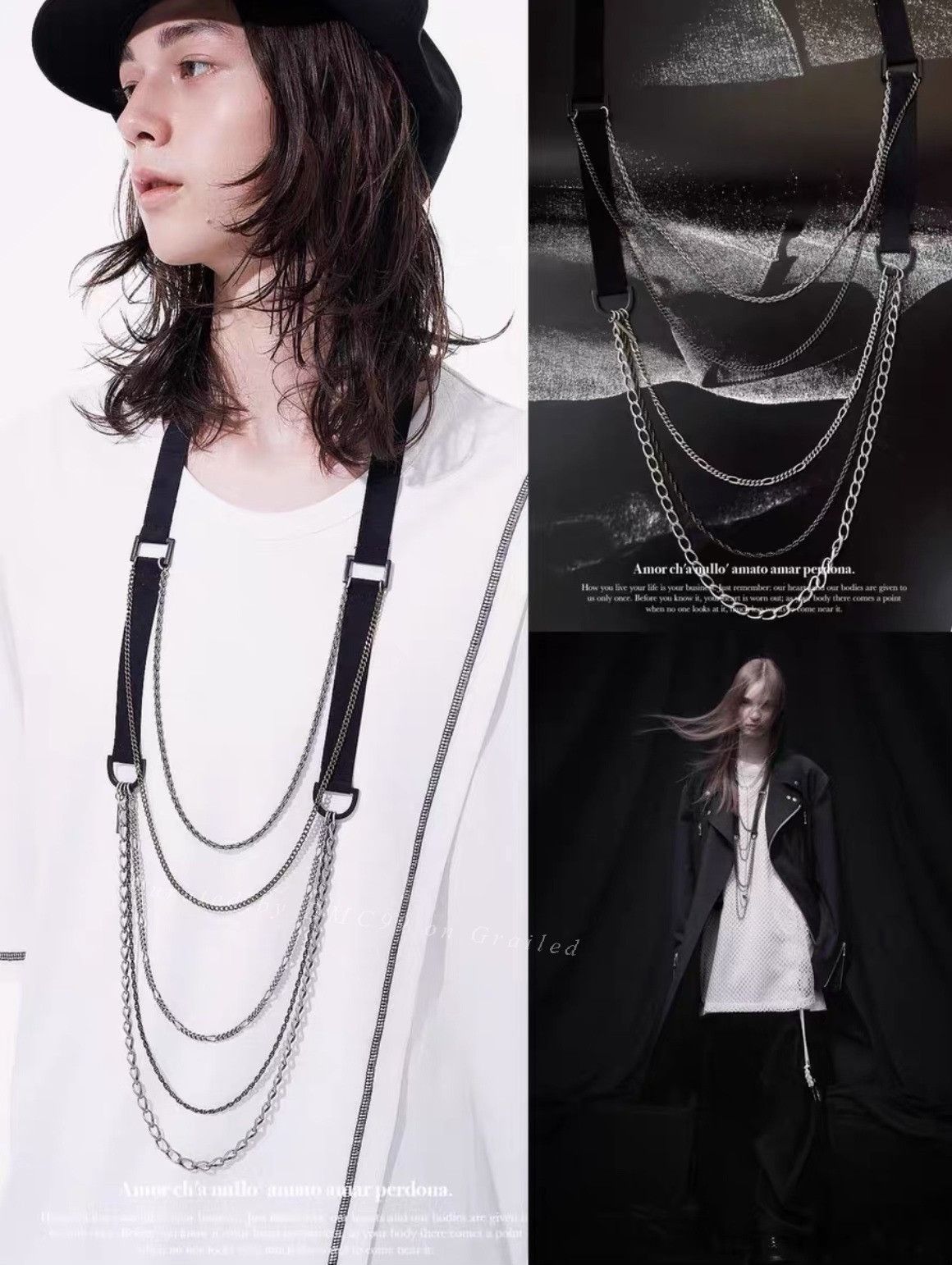 Yohji Yamamoto Yohji Yamamoto 6-Way Curved Necklace Bracelet | Grailed