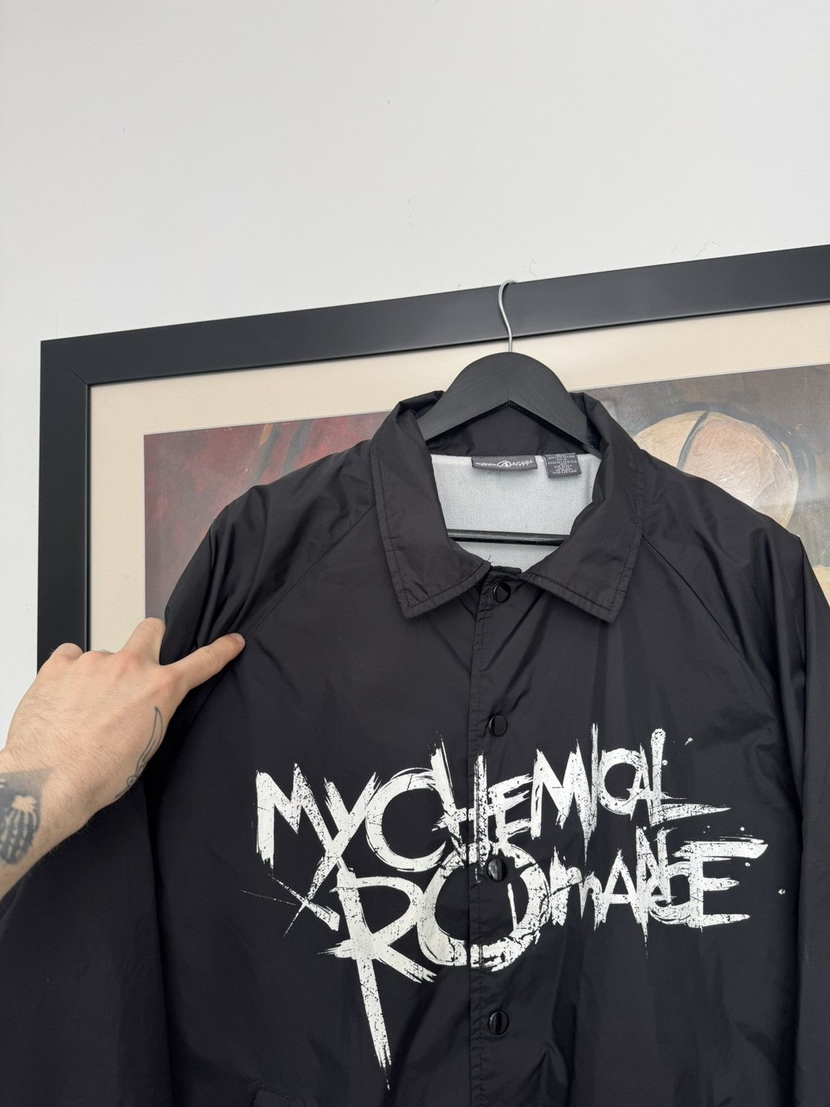 Band Tees My Chemical Romance Vintage Coach Jacket Rock Band Japanese Size US L / EU 52-54 / 3 - 3 Thumbnail