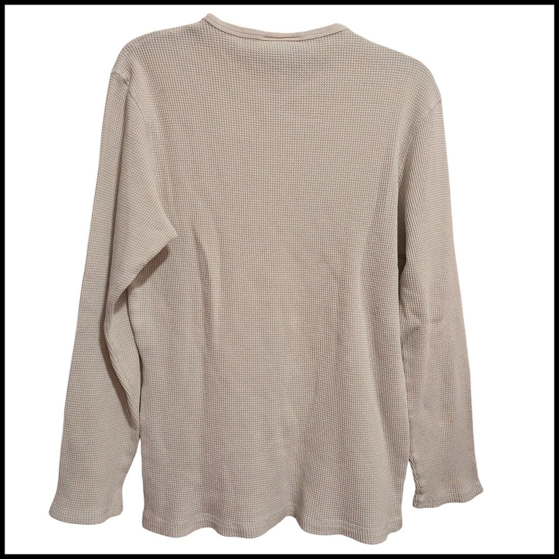 Polo Ralph Lauren Polo Jeans Co Ralph Lauren Long Sleeve Thermal Shirt Tan L Size US L / EU 52-54 / 3 - 2 Thumbnail