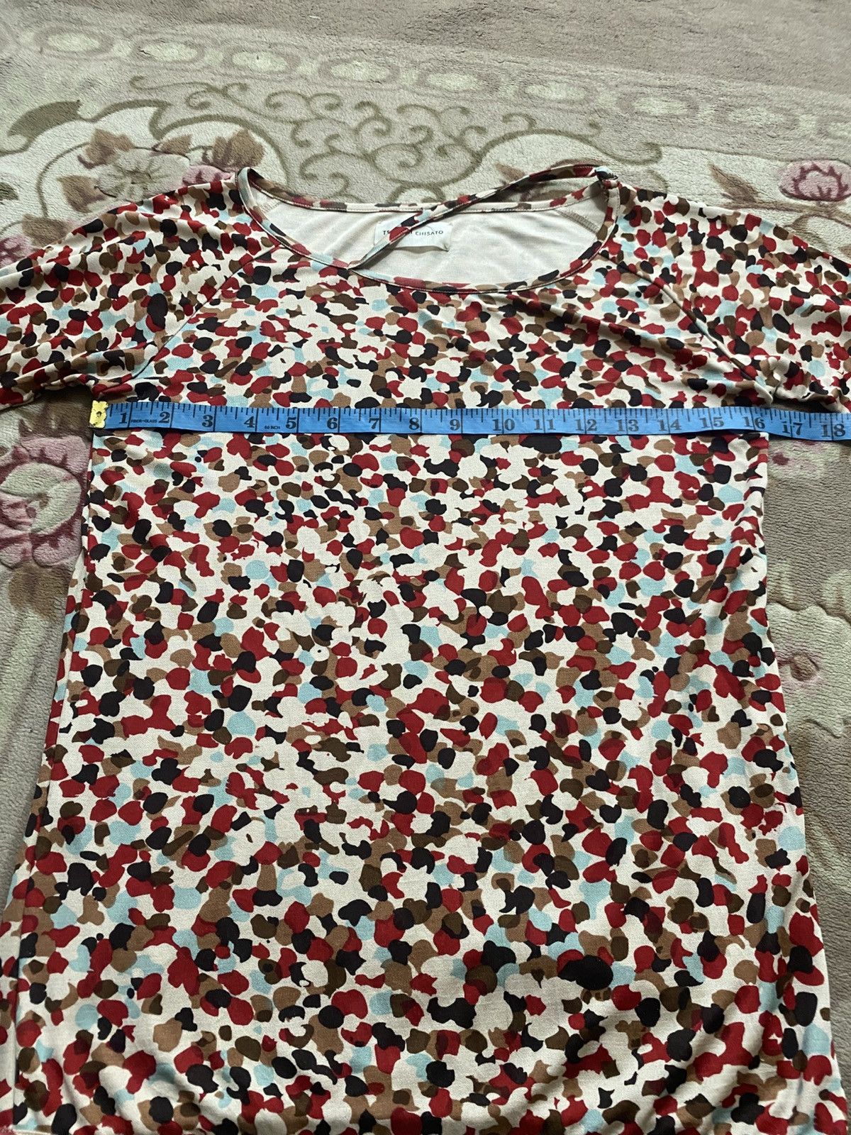 Issey Miyake TSUMORI CHISATO Colorful Printed Sheer Shirt Multi-Color 2 Size S / US 4 / IT 40 - 6 Thumbnail